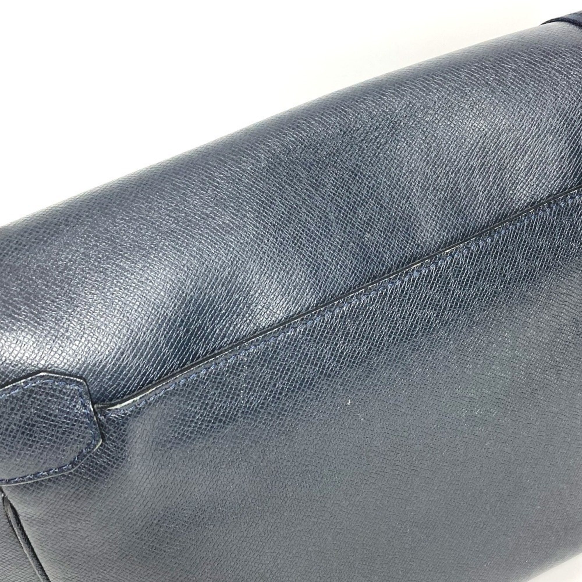 Louis Vuitton Boreal Galle Navy Taiga Leather Messenger Bag Shoulder Bag (Pre-Owned)