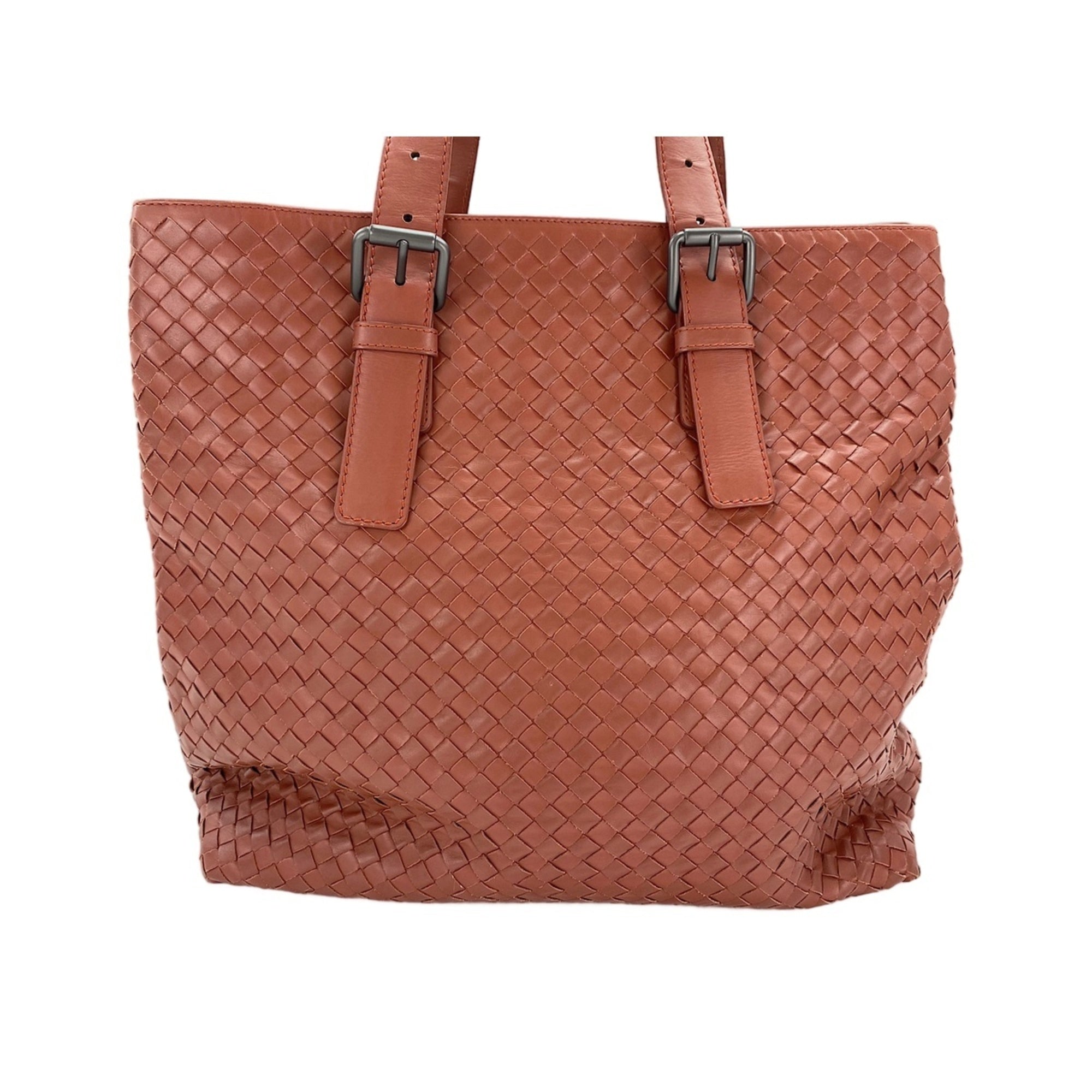 Bottega Veneta Red Color Tote Bag (Pre-Owned)