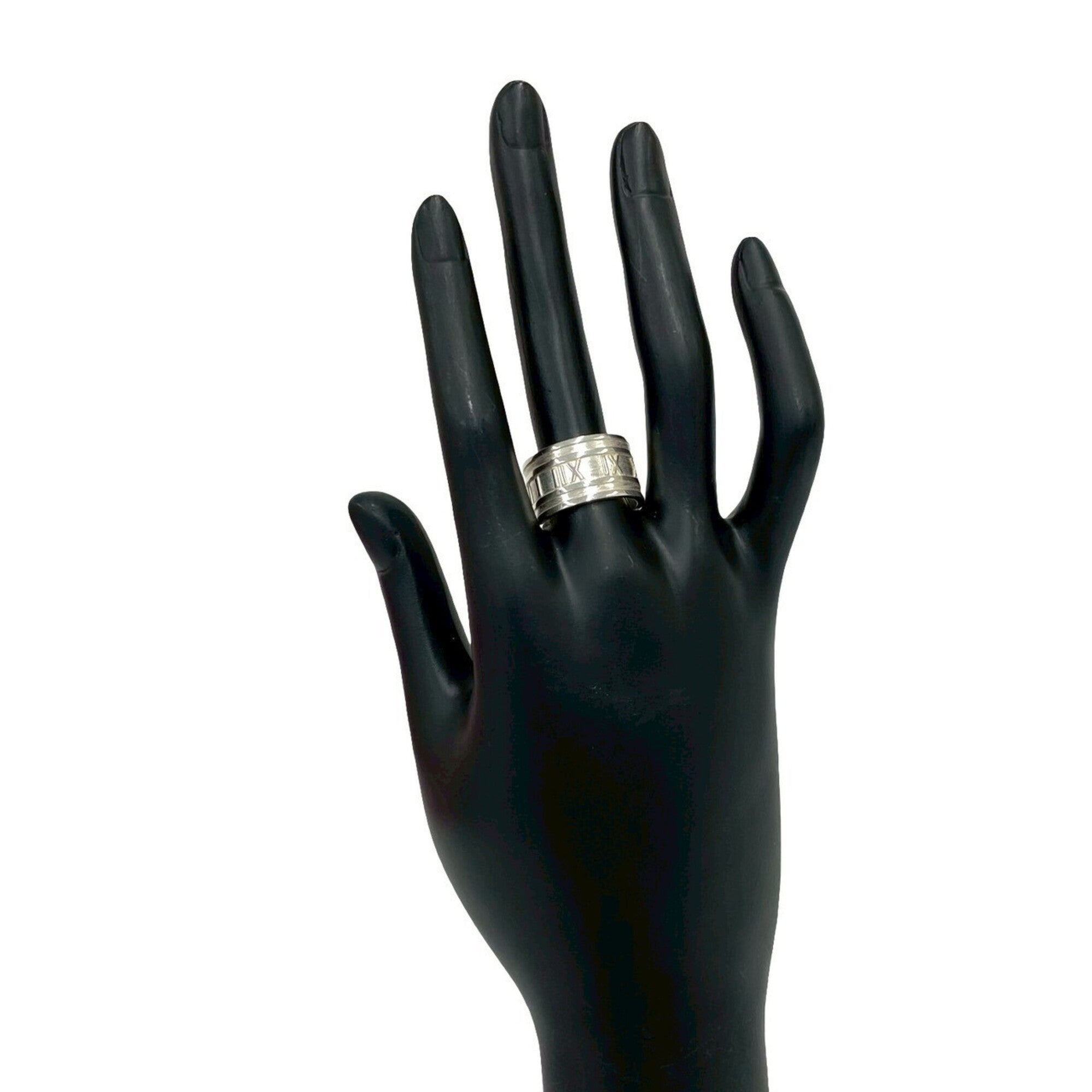 Tiffany Silver Silver 925 Band Ring (Pre-Owned)