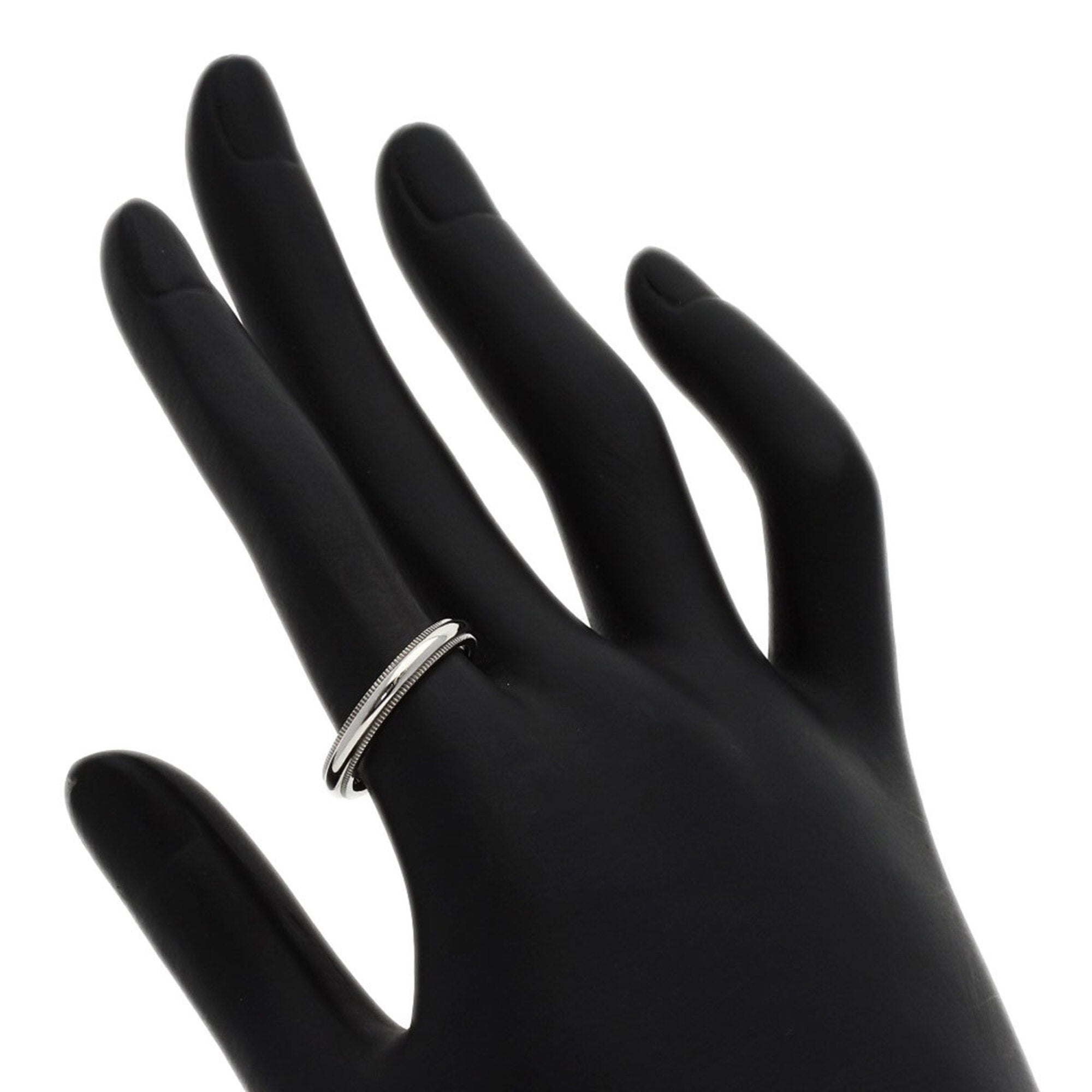 Tiffany Platinum 950 Band Ring (Pre-Owned)
