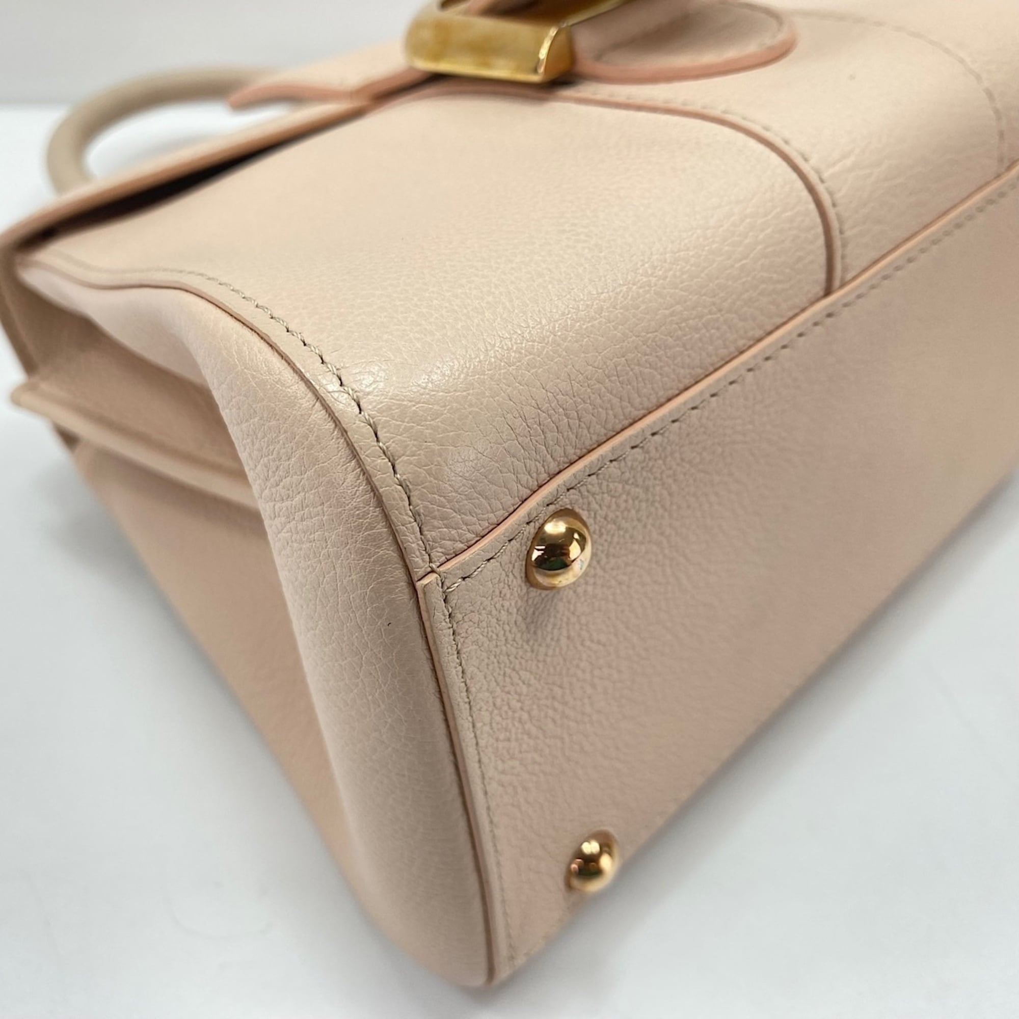 Delvaux Pink Handbag Shoulder Bag (Pre-Owned)