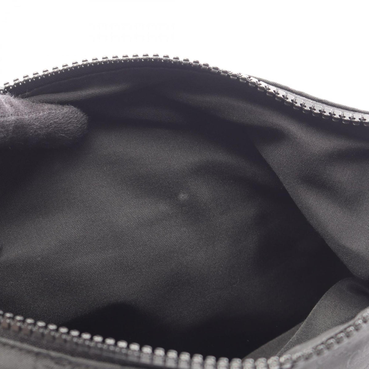 Gucci Black Canvas Leather Handbag Shoulder Bag (Pre-Owned)