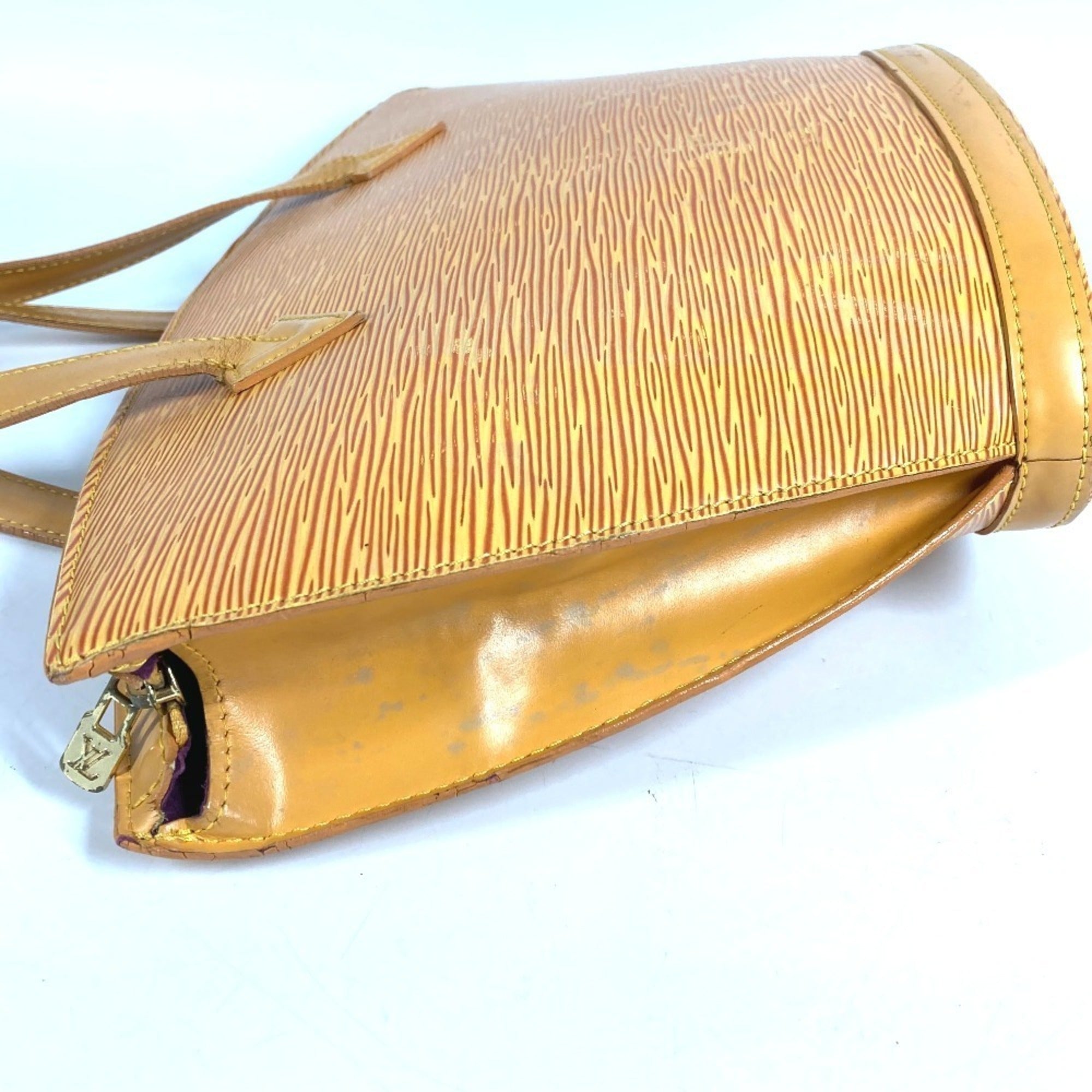 Louis Vuitton Yellow Epi Leather Handbag Tote Bag (Pre-Owned)