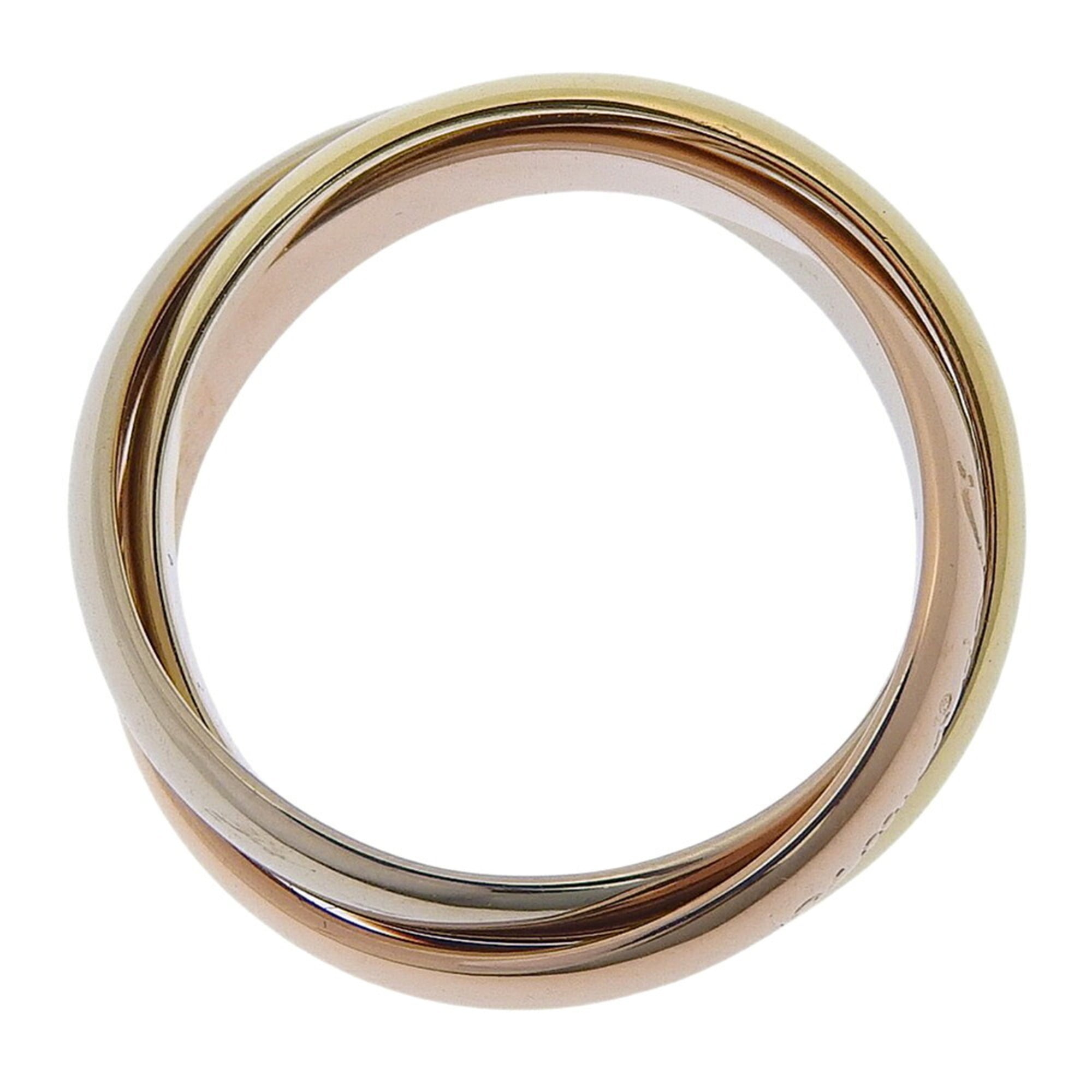 Cartier Pink Gold White Gold Yellow Gold Yellow Gold (18K) Pink Gold (18K) White Gold (18K) Band Ring (Pre-Owned)