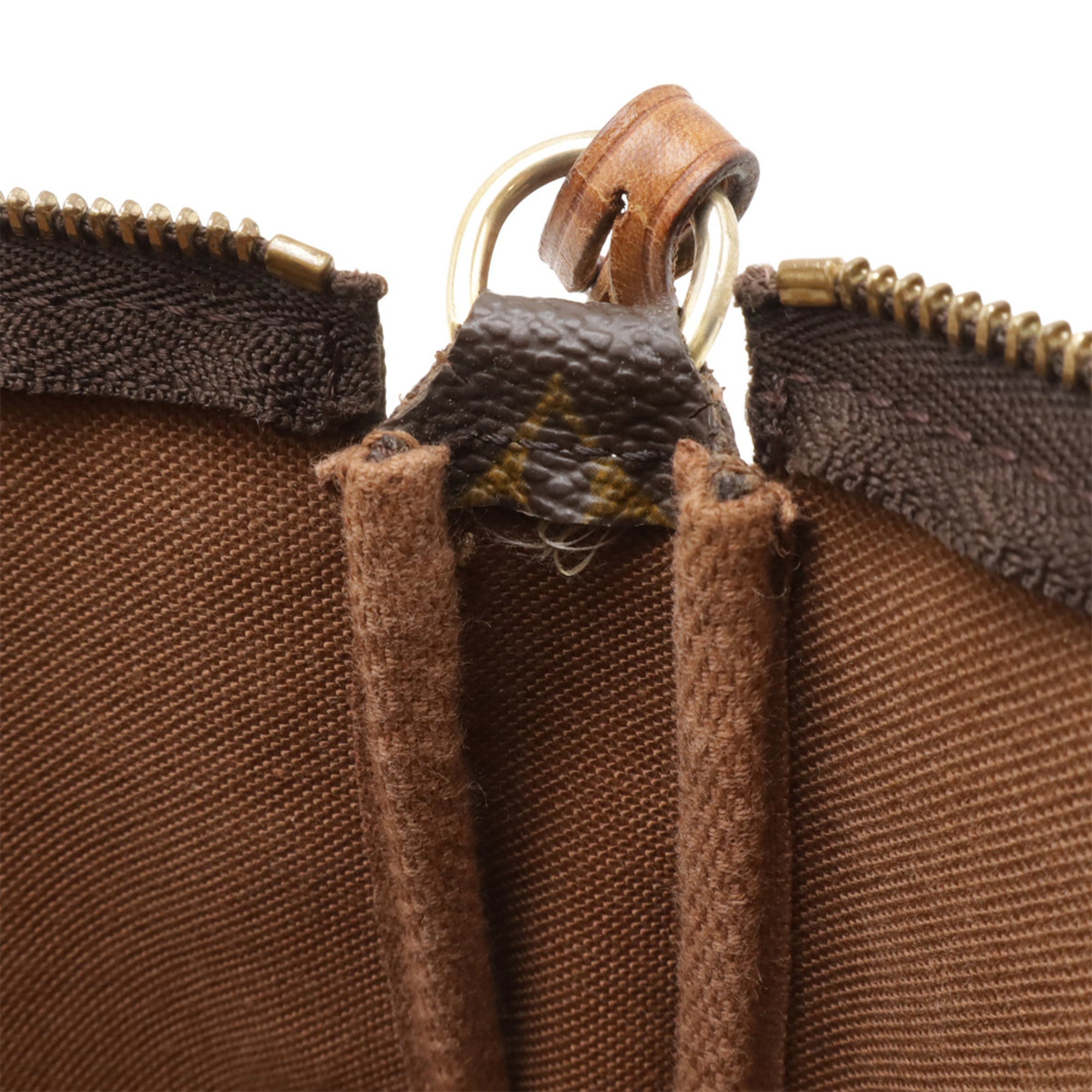Louis Vuitton Monogram Brown Monogram Handbag Pochette (Pre-Owned)