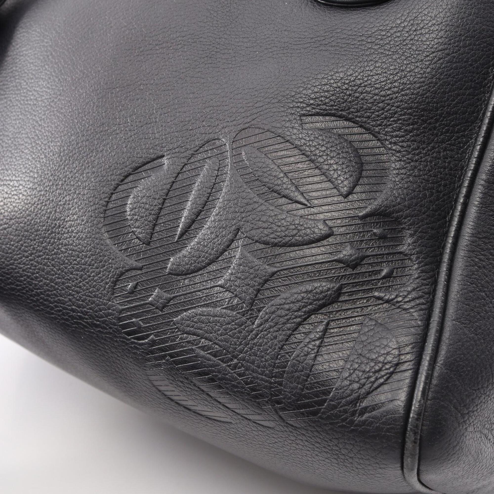 Loewe Navy Leather Handbag Shoulder Bag (Pre-Owned)