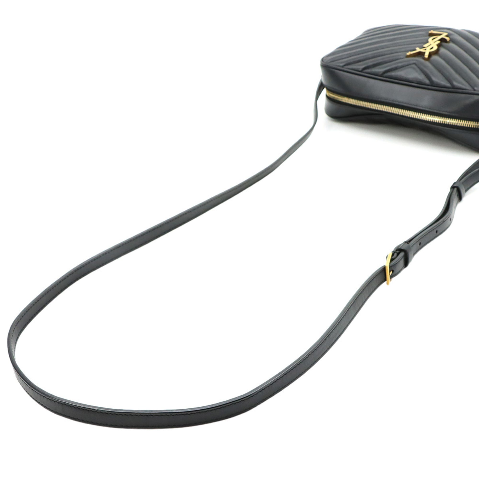 Saint Laurent Black Leather Handbag Shoulder Bag (Pre-Owned)