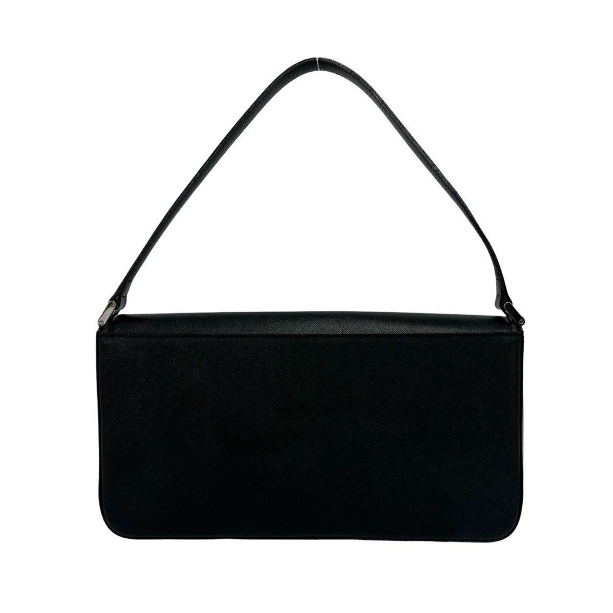 Burberry Black Leather Handbag Shoulder Bag (Pre-Owned)
