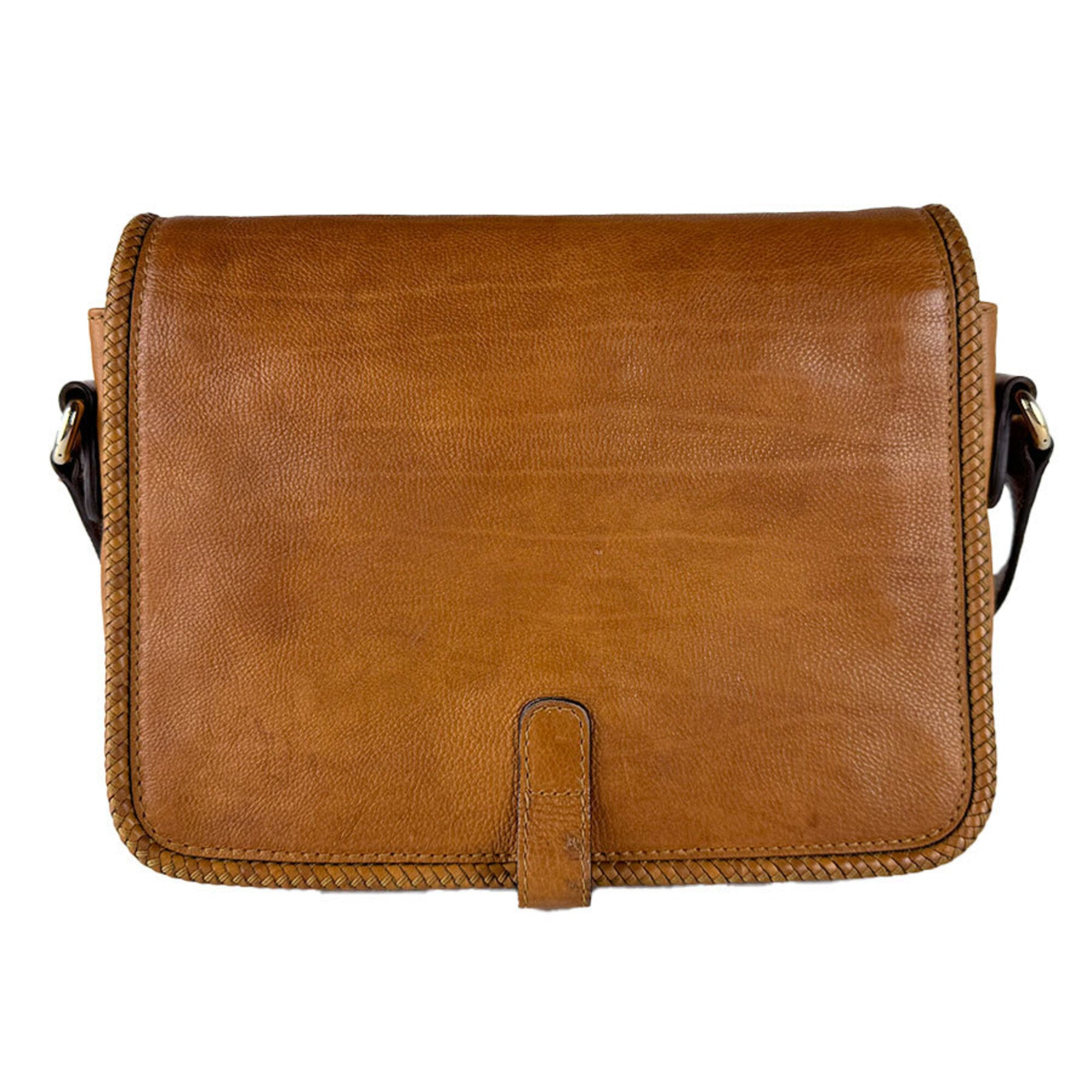 Gucci Brown Leather Shoulder Bag (Pre-Owned)