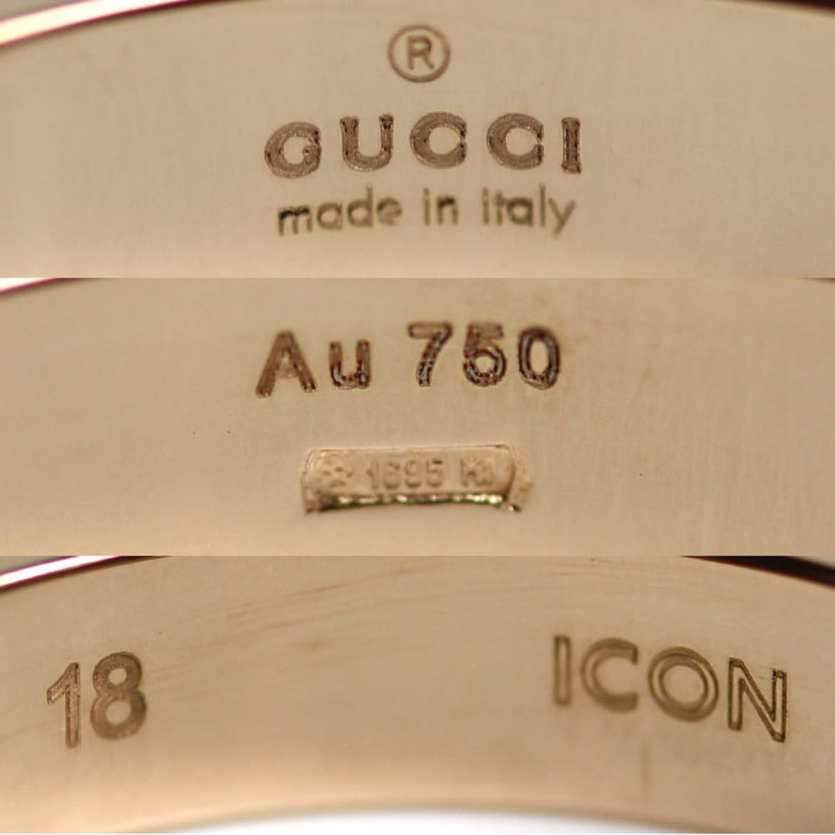Gucci Pink Gold (18K) Band Ring (Pre-Owned)