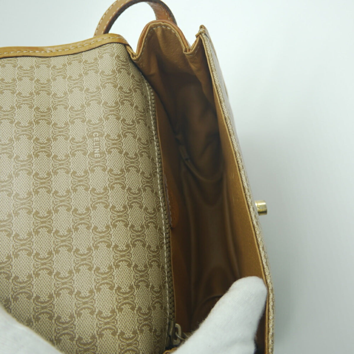 Celine Macadam Pvc Leather Shoulder Bag (Pre-Owned)