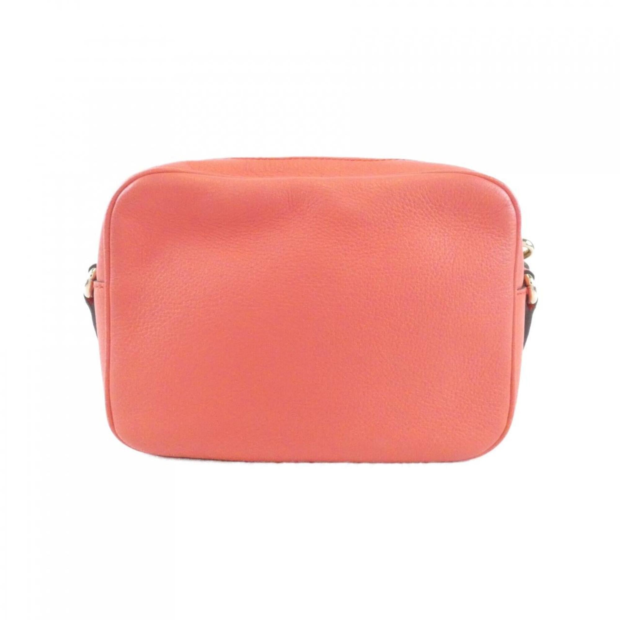 Gucci Pink Leather Shoulder Bag (Pre-Owned)