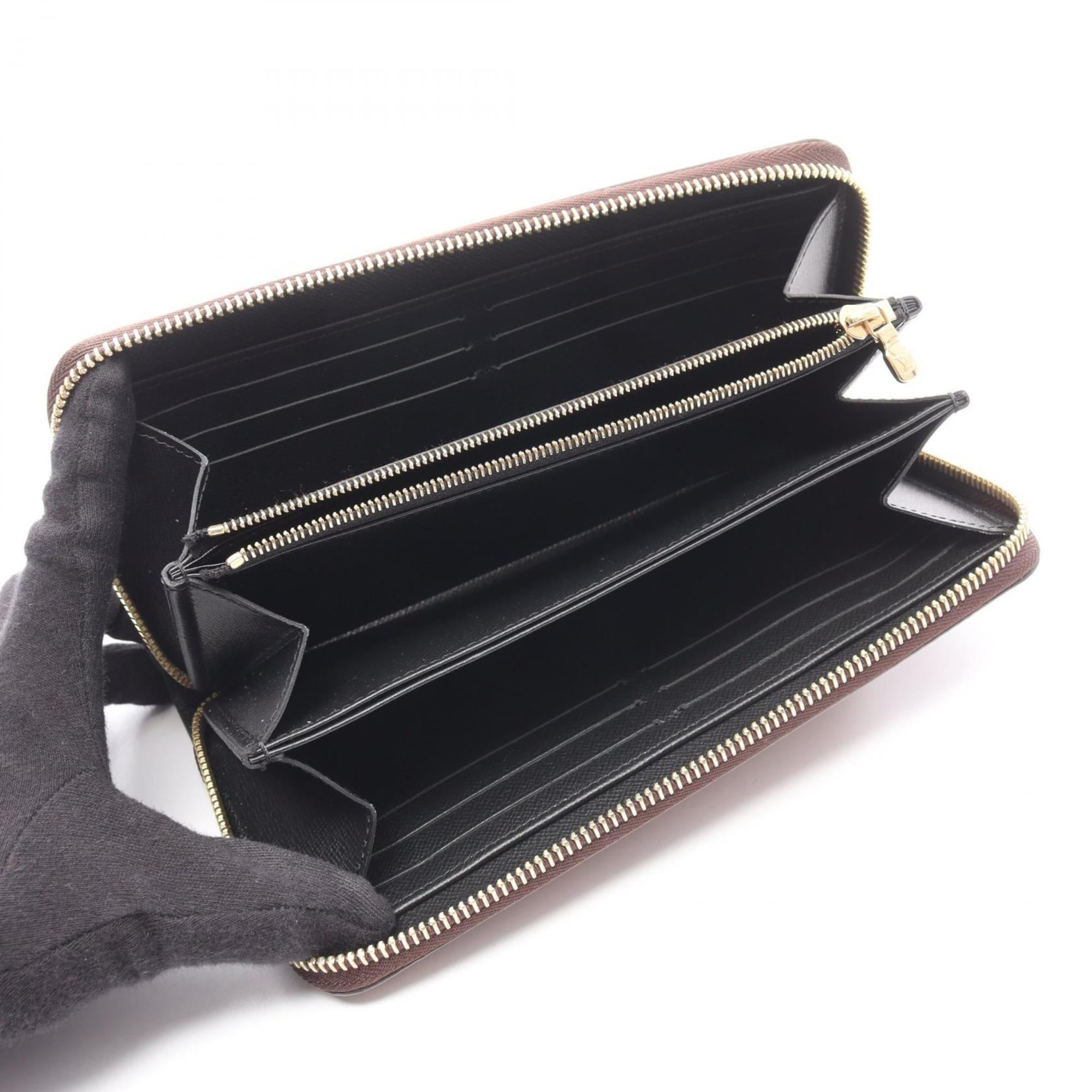Louis Vuitton Brown Monogram Reverse Coated Canvas Long Wallet (Bi-Fold) (Pre-Owned)