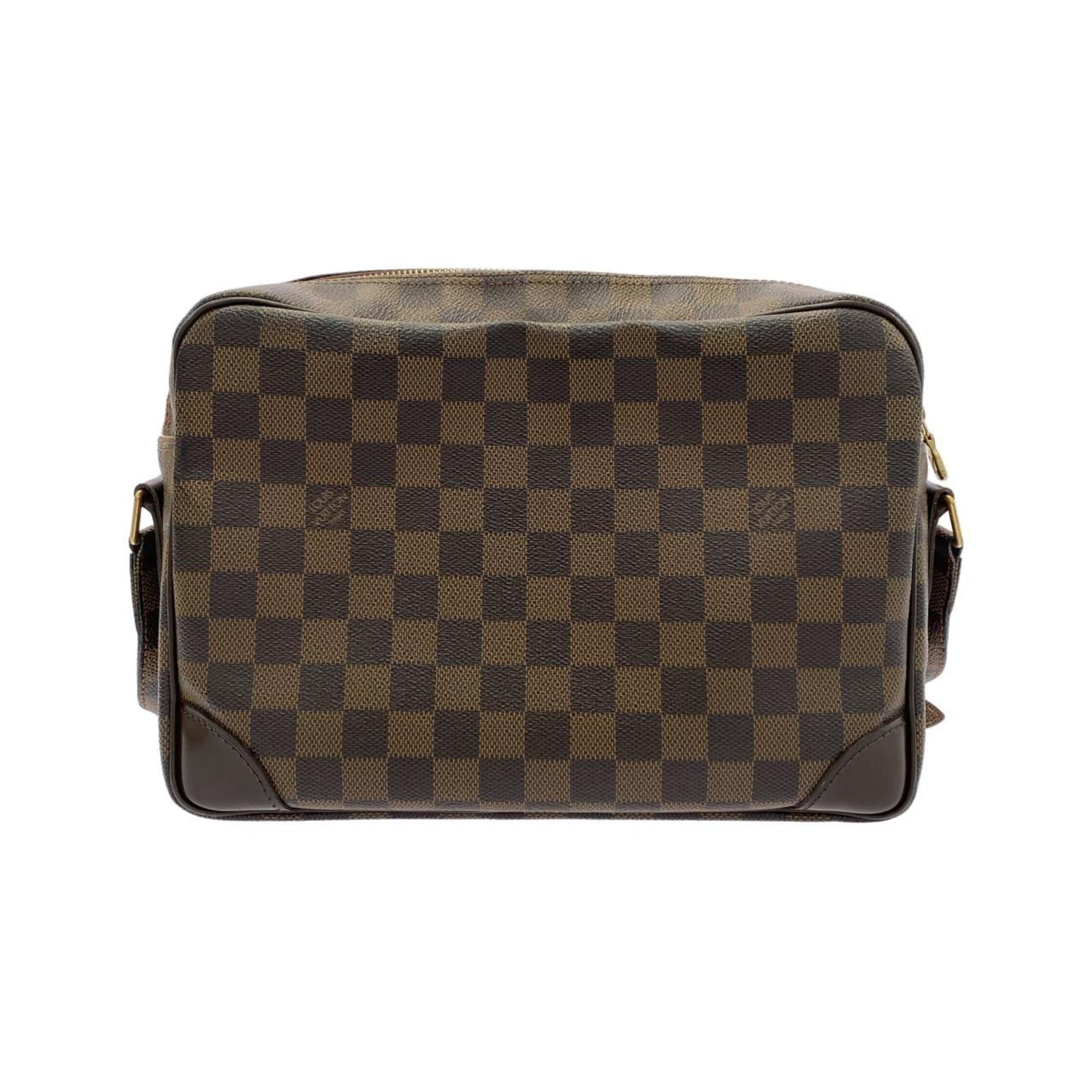 Louis Vuitton Brown Coated Canvas Shoulder Bag (Pre-Owned)