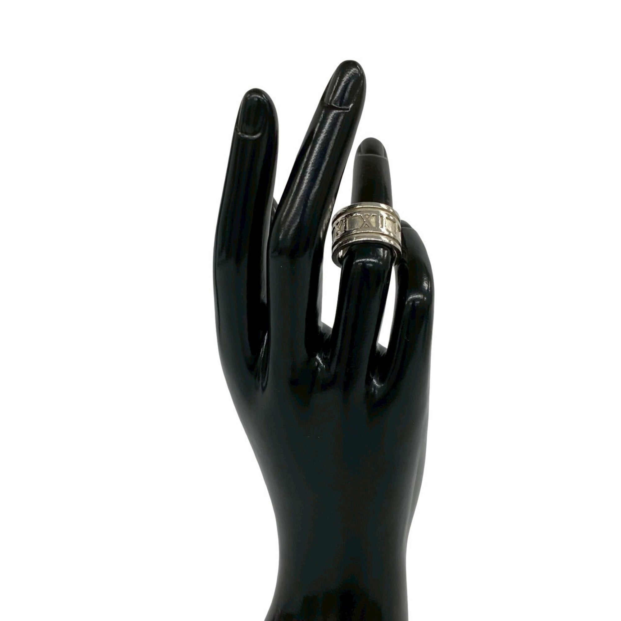 Tiffany Silver Silver 925 Band Ring (Pre-Owned)