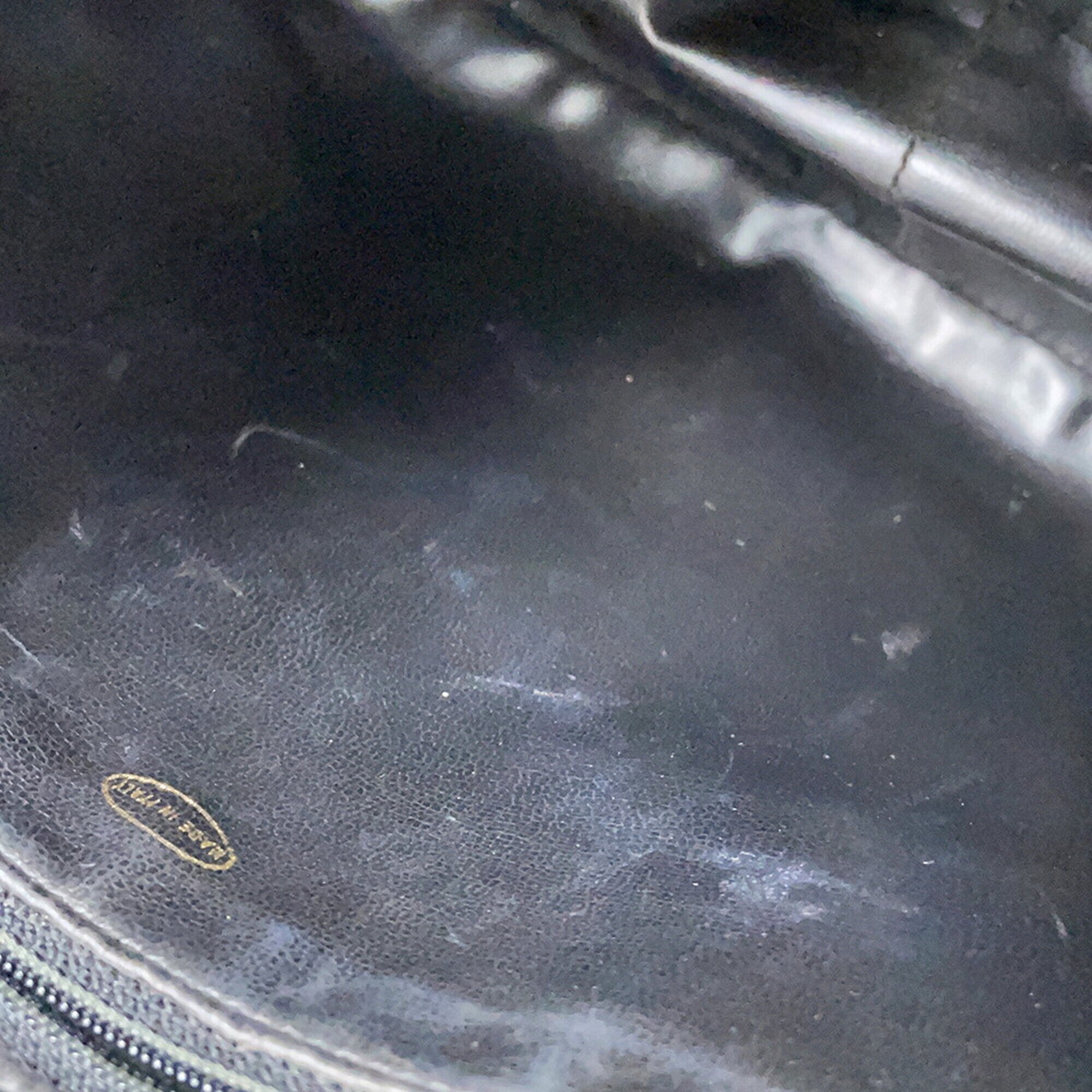 Chanel Black Grained Calfskin Tote Bag (Pre-Owned)