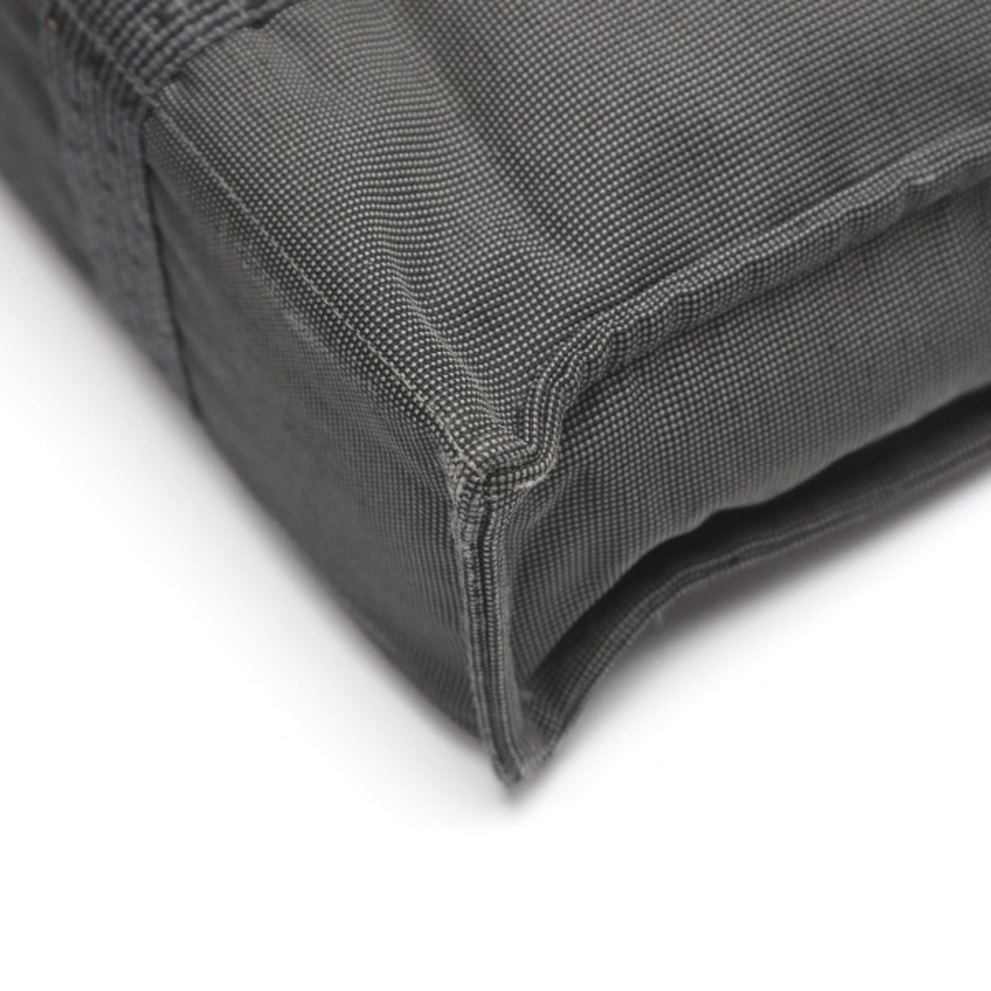 Hermes Her Line Gray Canvas Tote Bag (Pre-Owned)