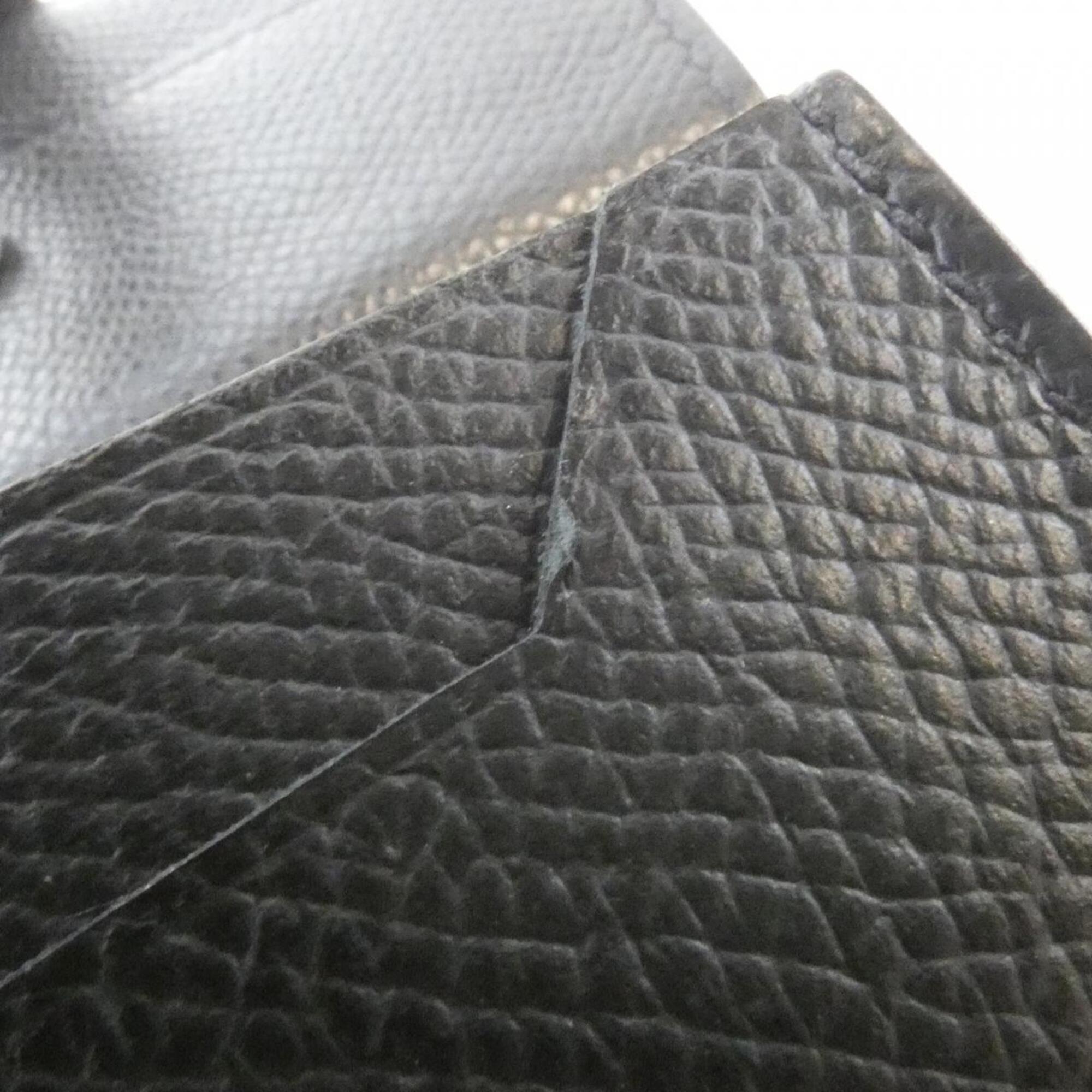 Hermes Black Epsom Leather Wallet (Bi-Fold) (Pre-Owned)