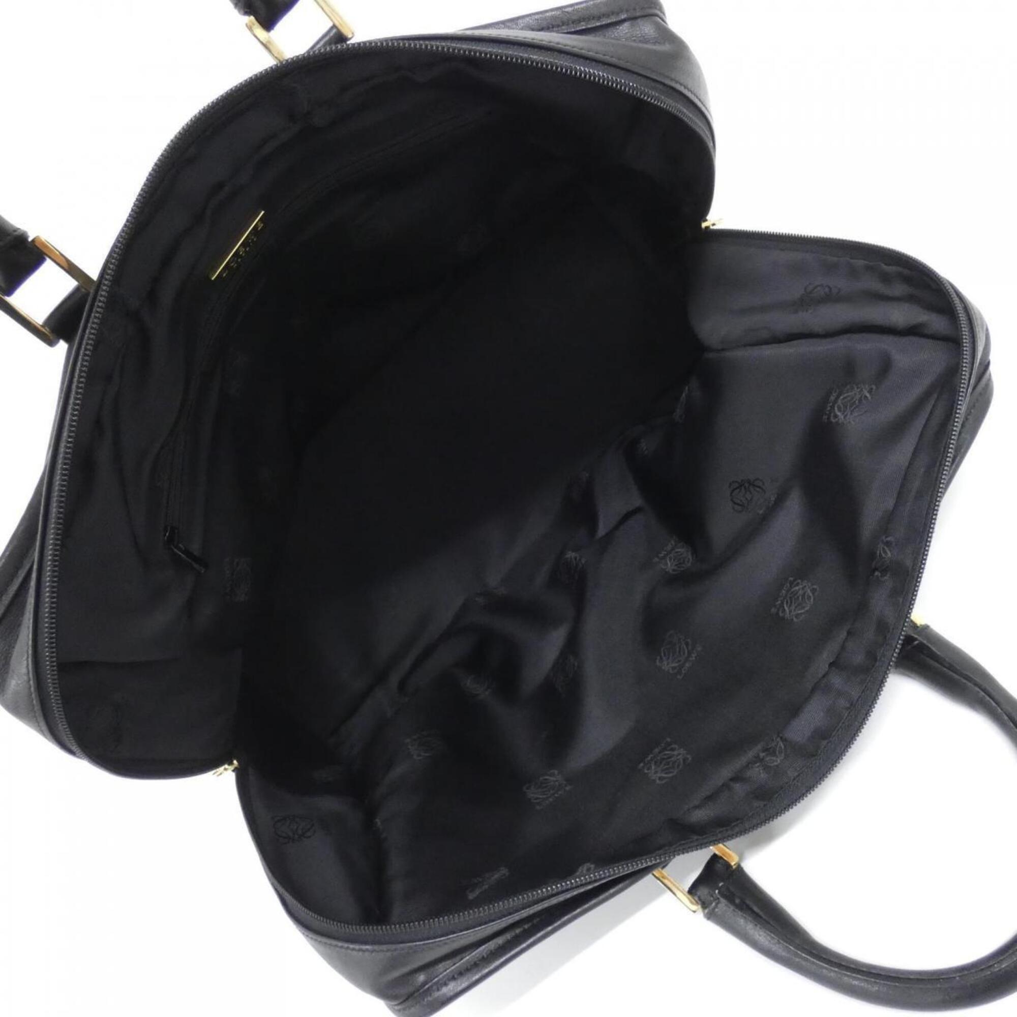 Loewe Black Leather Handbag (Pre-Owned)
