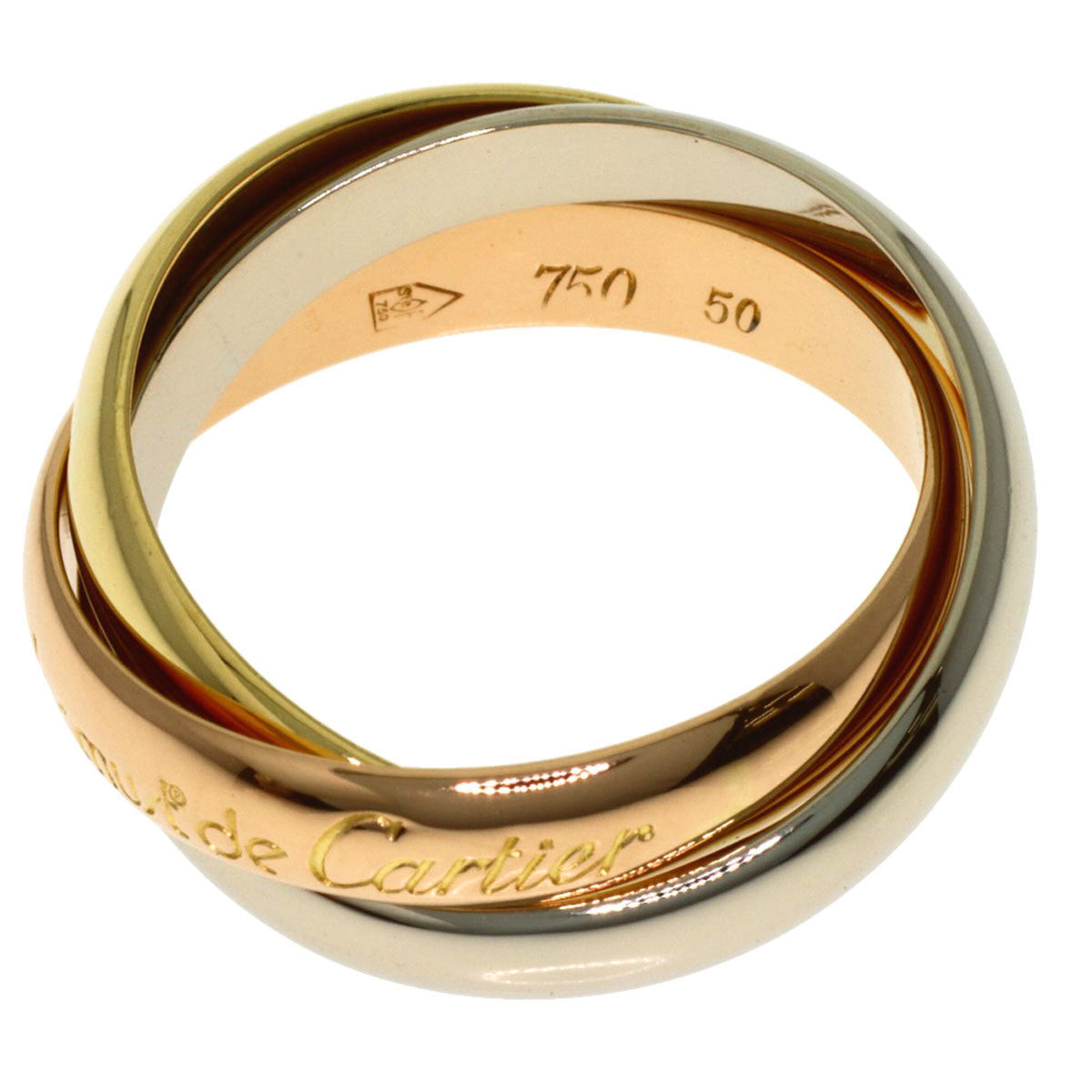 Cartier Yellow Gold (18K) Pink Gold (18K) White Gold (18K) Band Ring (Pre-Owned)