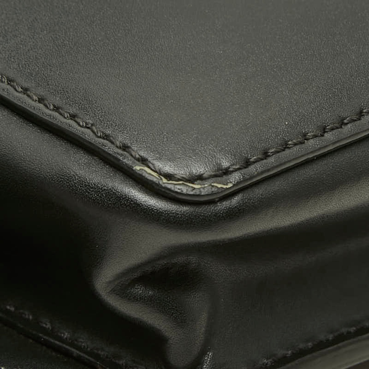 Valentino Black Leather Shoulder Bag Sling Bag (Pre-Owned)