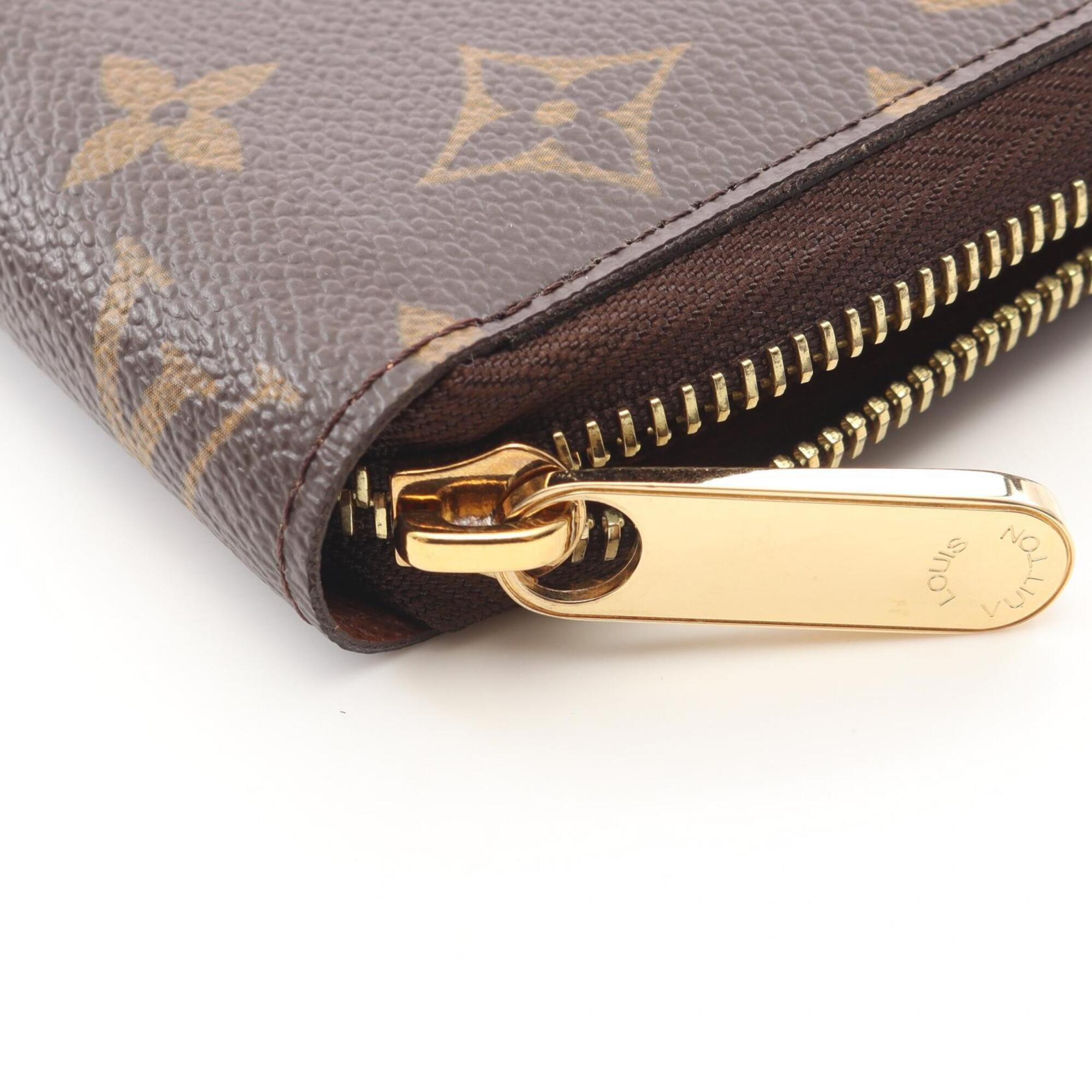 Louis Vuitton Monogram Brown Pvc Long Wallet (Tri-Fold) (Pre-Owned)
