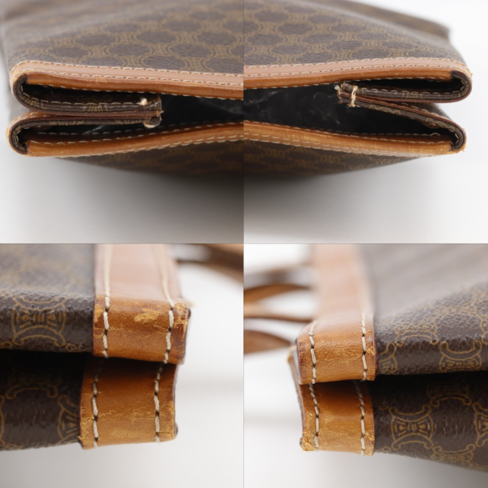 Celine Brown Pvc Tote Bag (Pre-Owned)