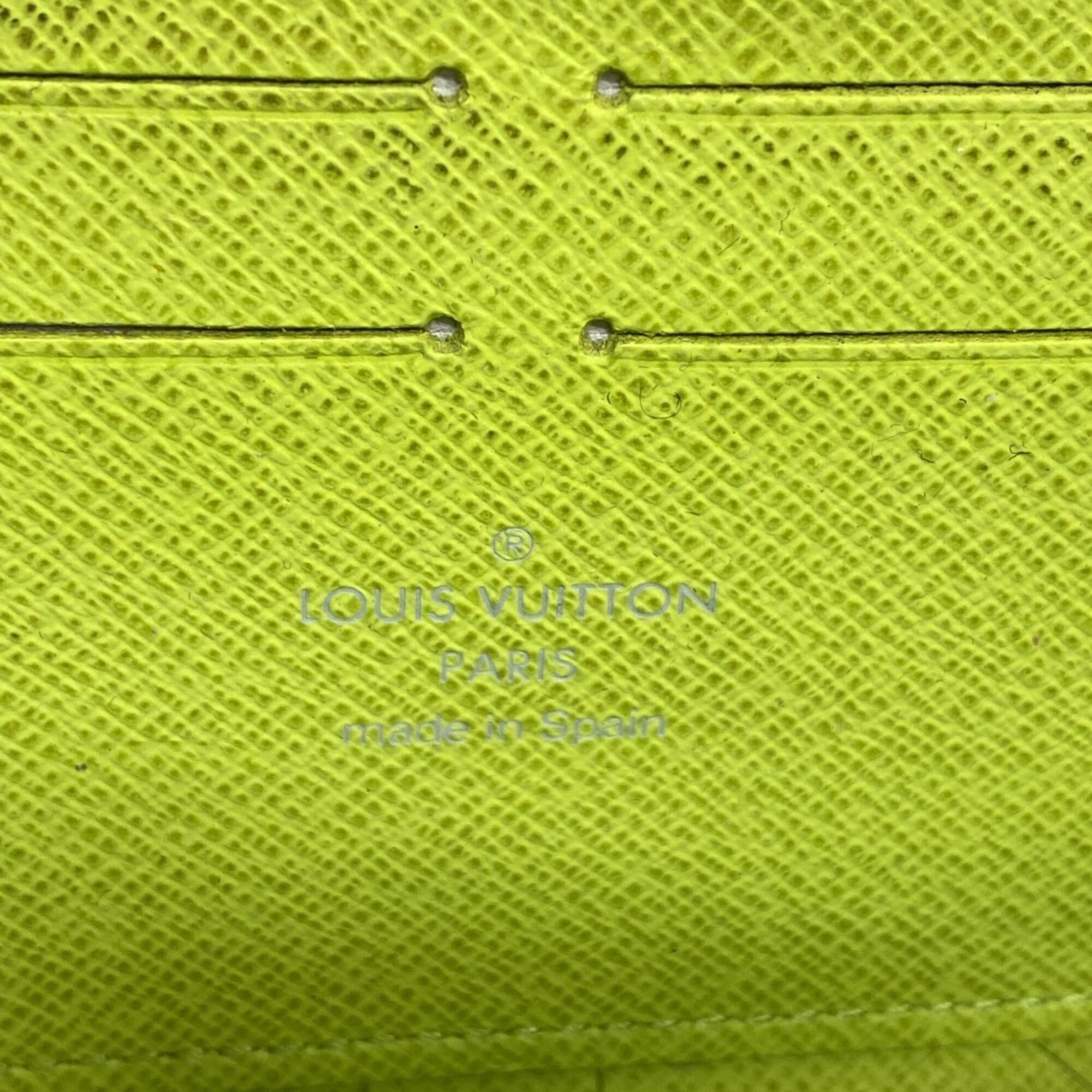 Louis Vuitton Noir Pistache Long Wallet (Bi-Fold) (Pre-Owned)