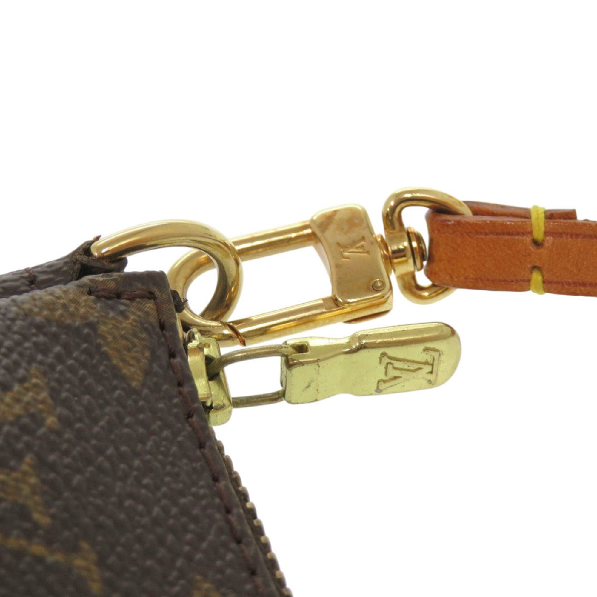 Louis Vuitton Brown Monogram Pochette Pouch (Pre-Owned)