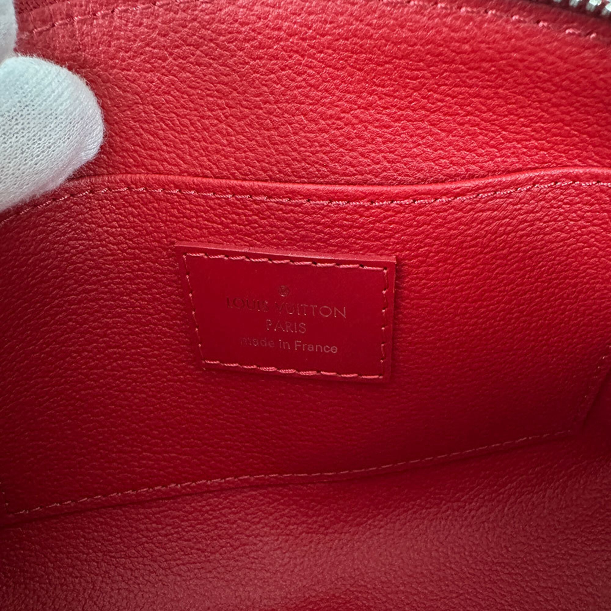 Louis Vuitton Epi Castilian Red Epi Leather Pochette Pouch (Pre-Owned)