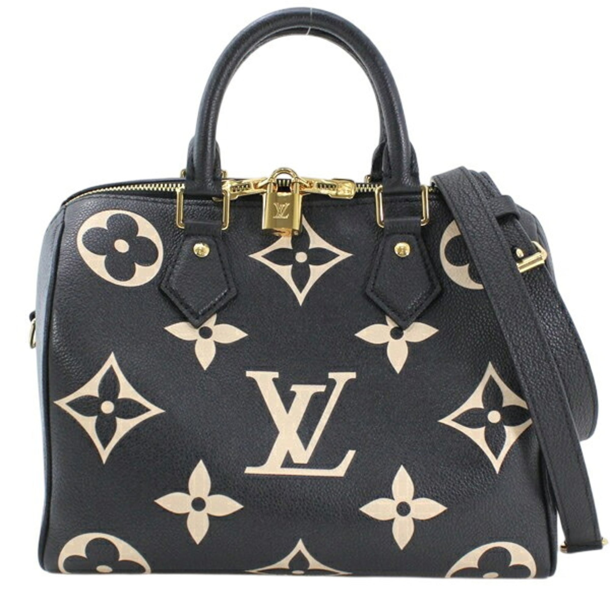 Louis Vuitton Black Monogram Empreinte Handbag Shoulder Bag (Pre-Owned)