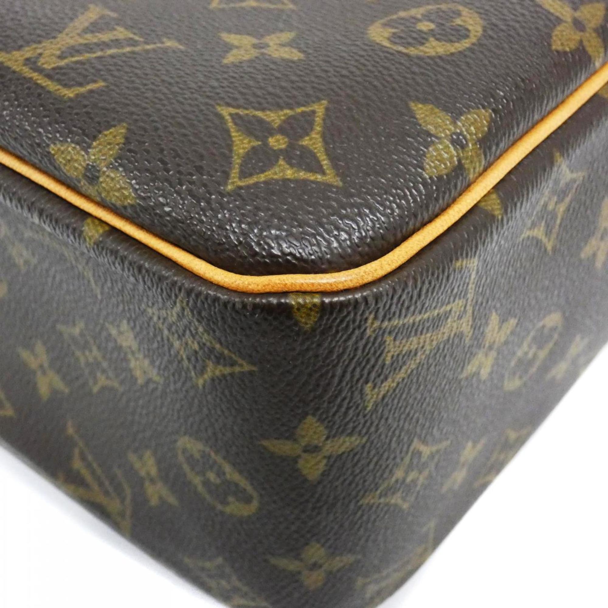Louis Vuitton Brown Marron Coated Canvas Shoulder Bag (Pre-Owned)