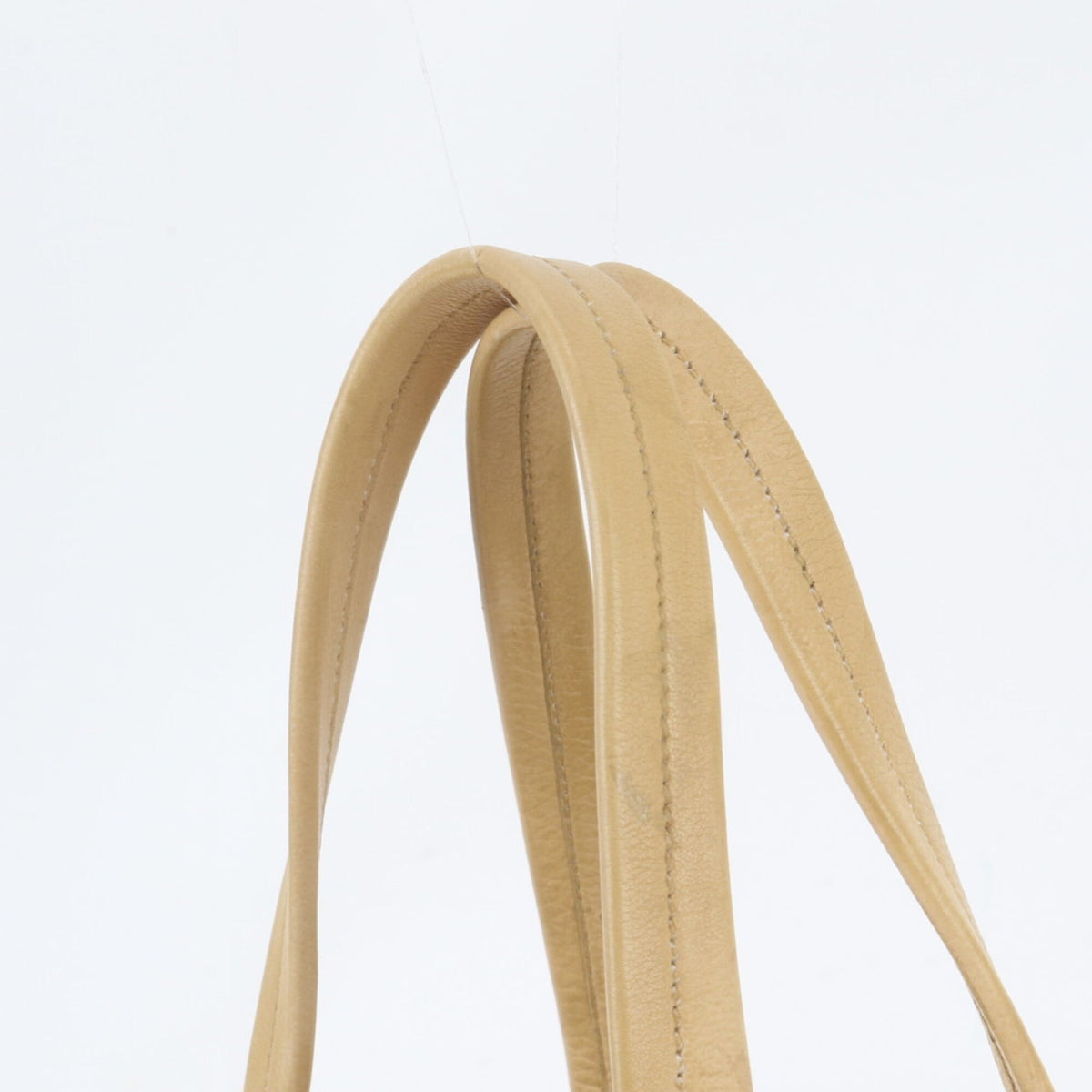 Prada Yellow Leather Handbag Shoulder Bag Tote Bag (Pre-Owned)