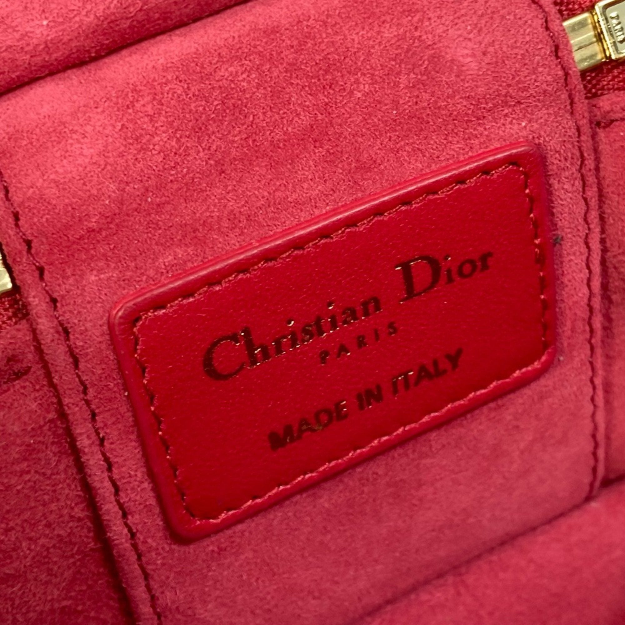 Christian Dior Red Leather Handbag (Pre-Owned)