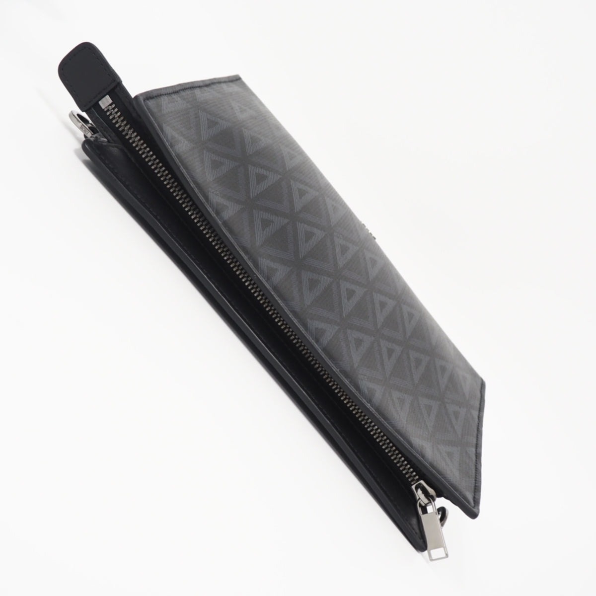 Christian Dior Black Navy Pvc Clutch Bag (Pre-Owned)