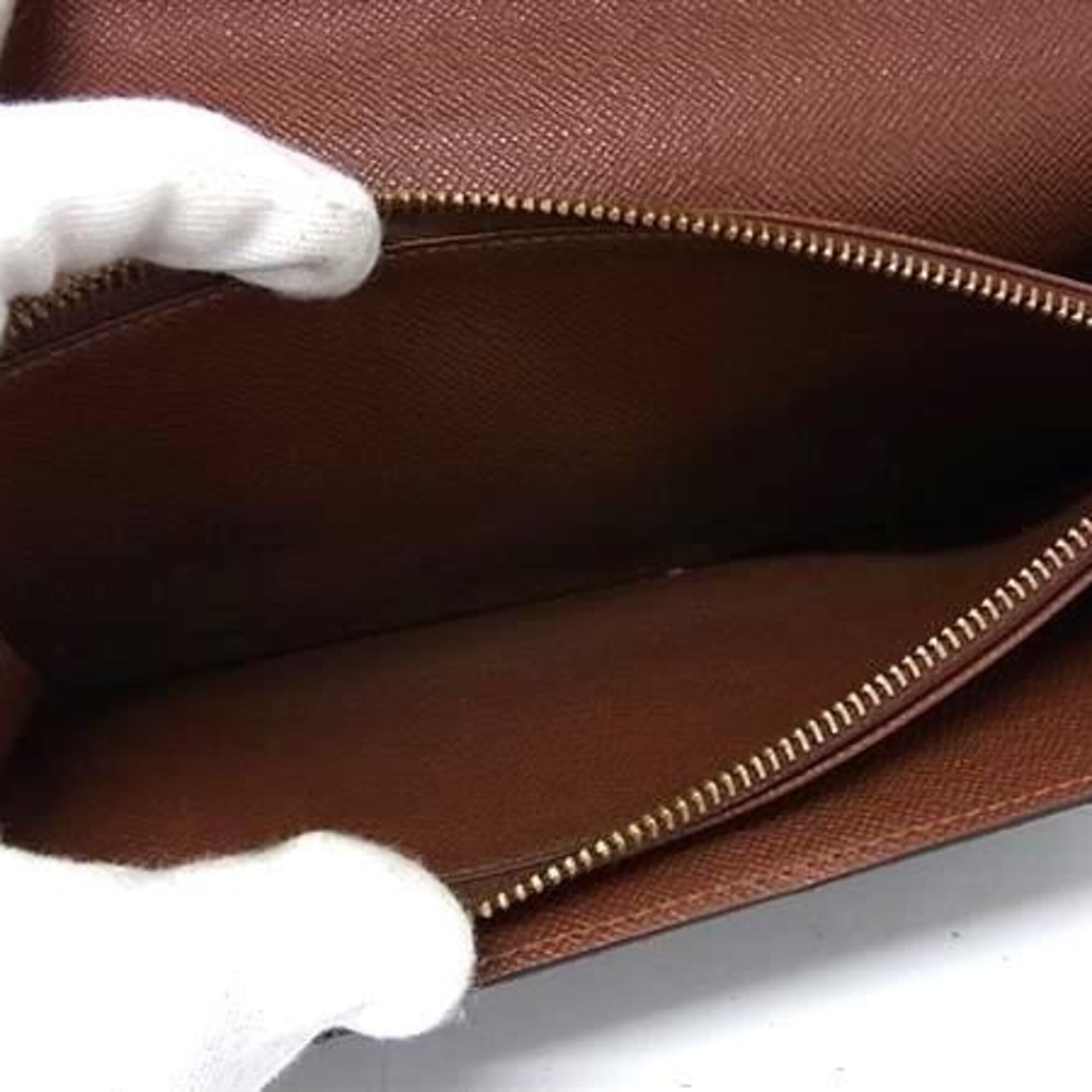Louis Vuitton Brown Monogram Monogram Long Wallet (Bi-Fold) (Pre-Owned)