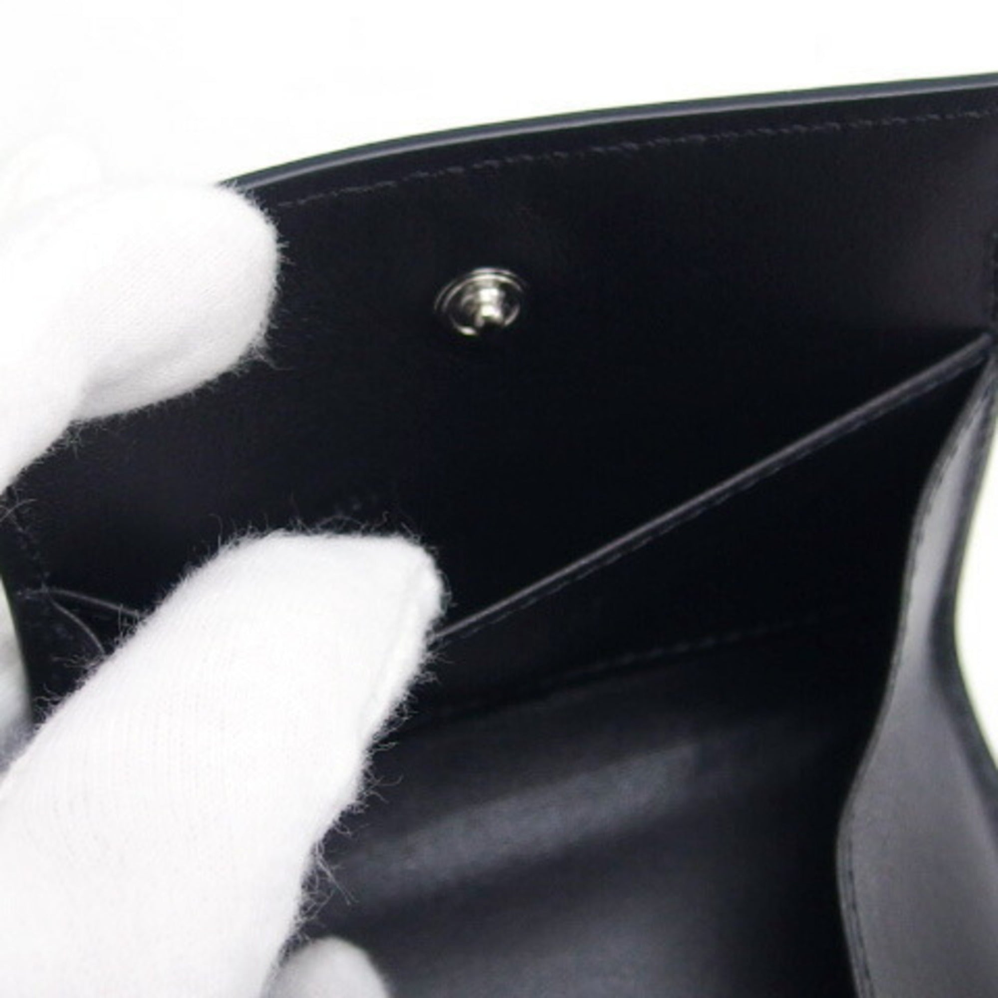 Dunhill Black Leather Coin Purse/Coin Case (Pre-Owned)