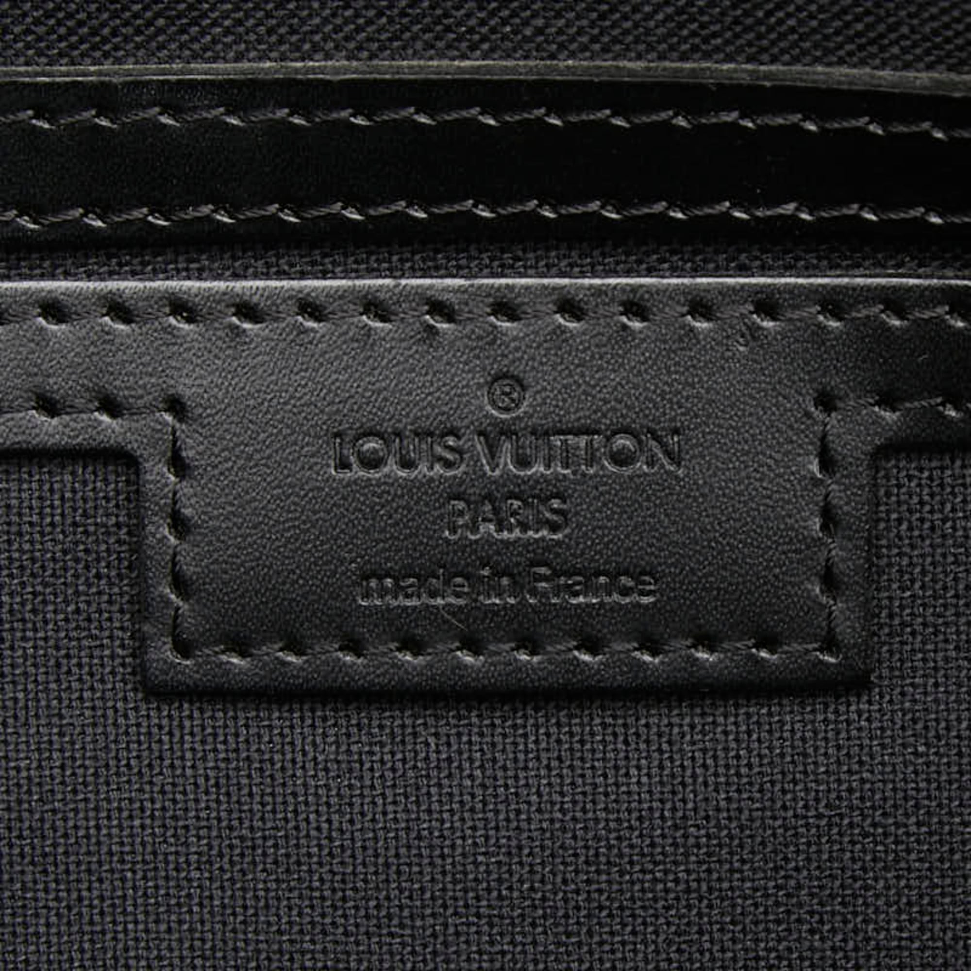 Louis Vuitton Black Pvc Leather Shoulder Bag (Pre-Owned)