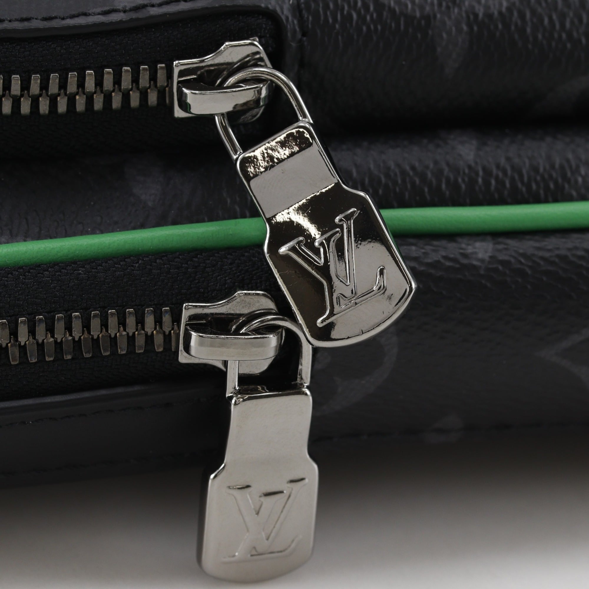 Louis Vuitton Black Green Monogram Eclipse Monogram Eclipse Shoulder Bag Sling Bag (Pre-Owned)
