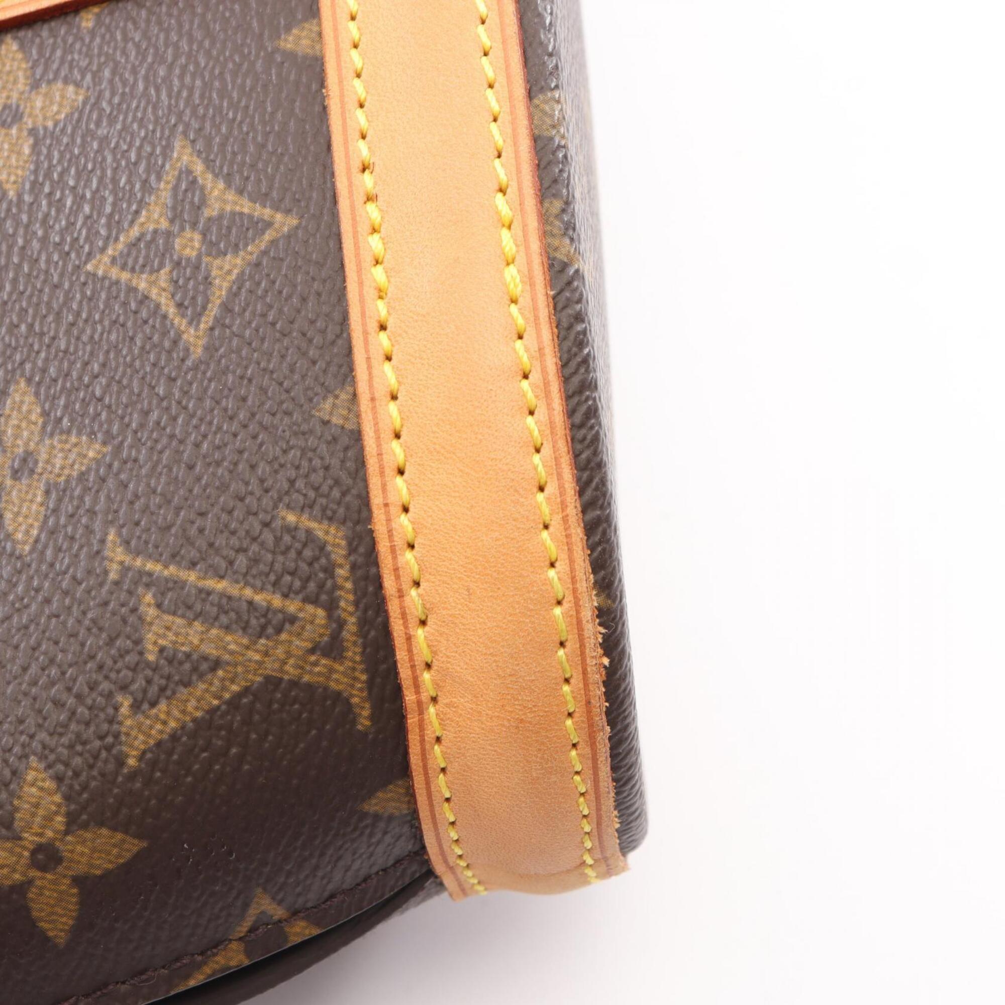 Louis Vuitton Brown Pvc Leather Handbag Shoulder Bag (Pre-Owned)