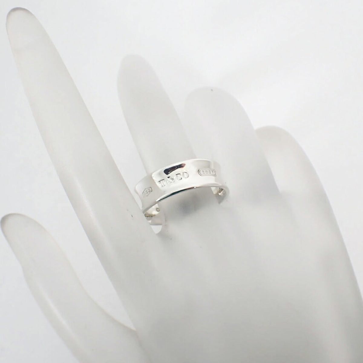 Tiffany Silver 925 Band Ring (Pre-Owned)