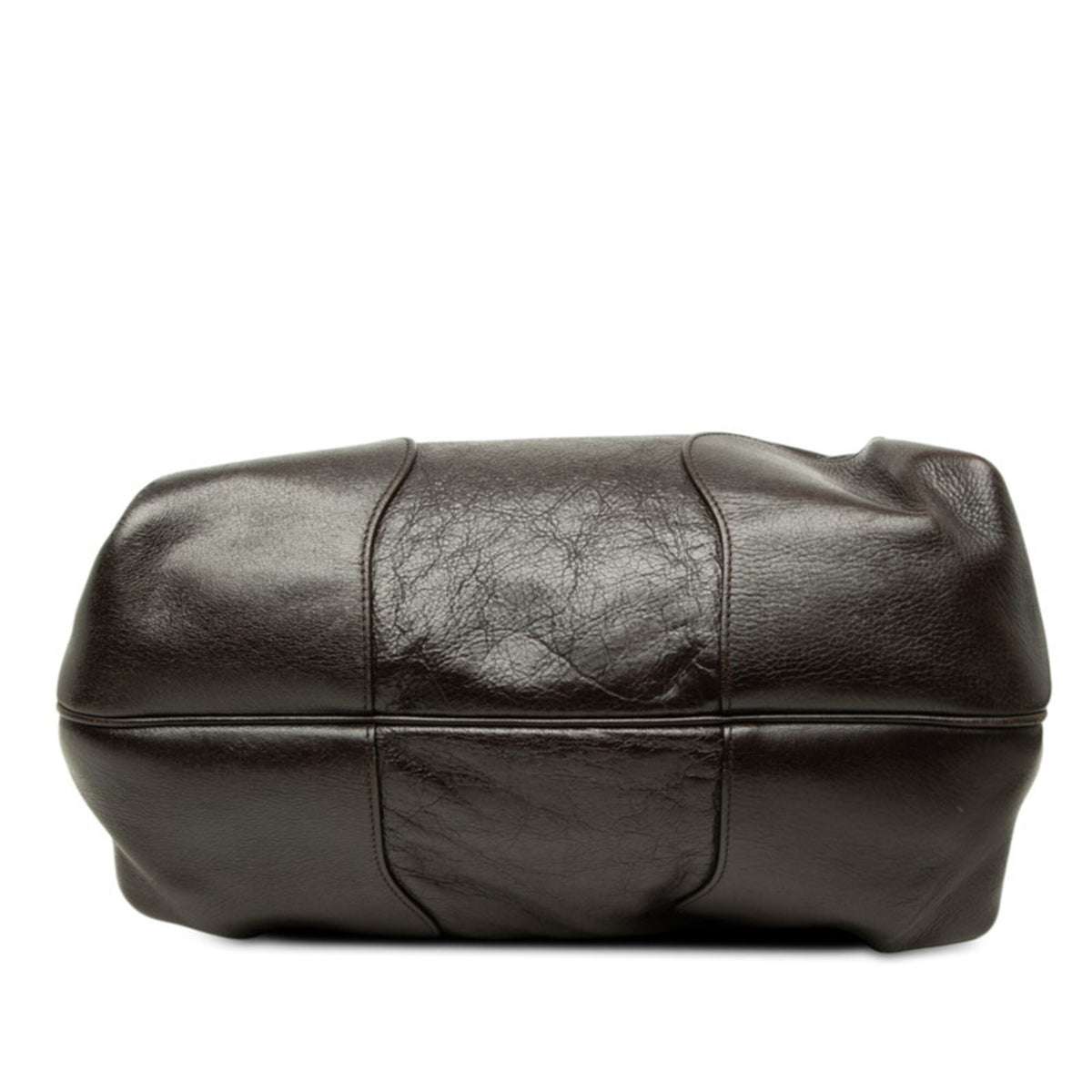 Celine Brown Leather Handbag Shoulder Bag (Pre-Owned)
