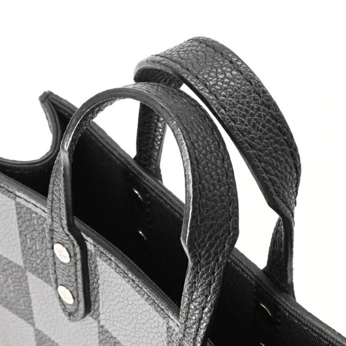 Louis Vuitton Black Damier Canvas Monogram Monogram Handbag Shoulder Bag (Pre-Owned)
