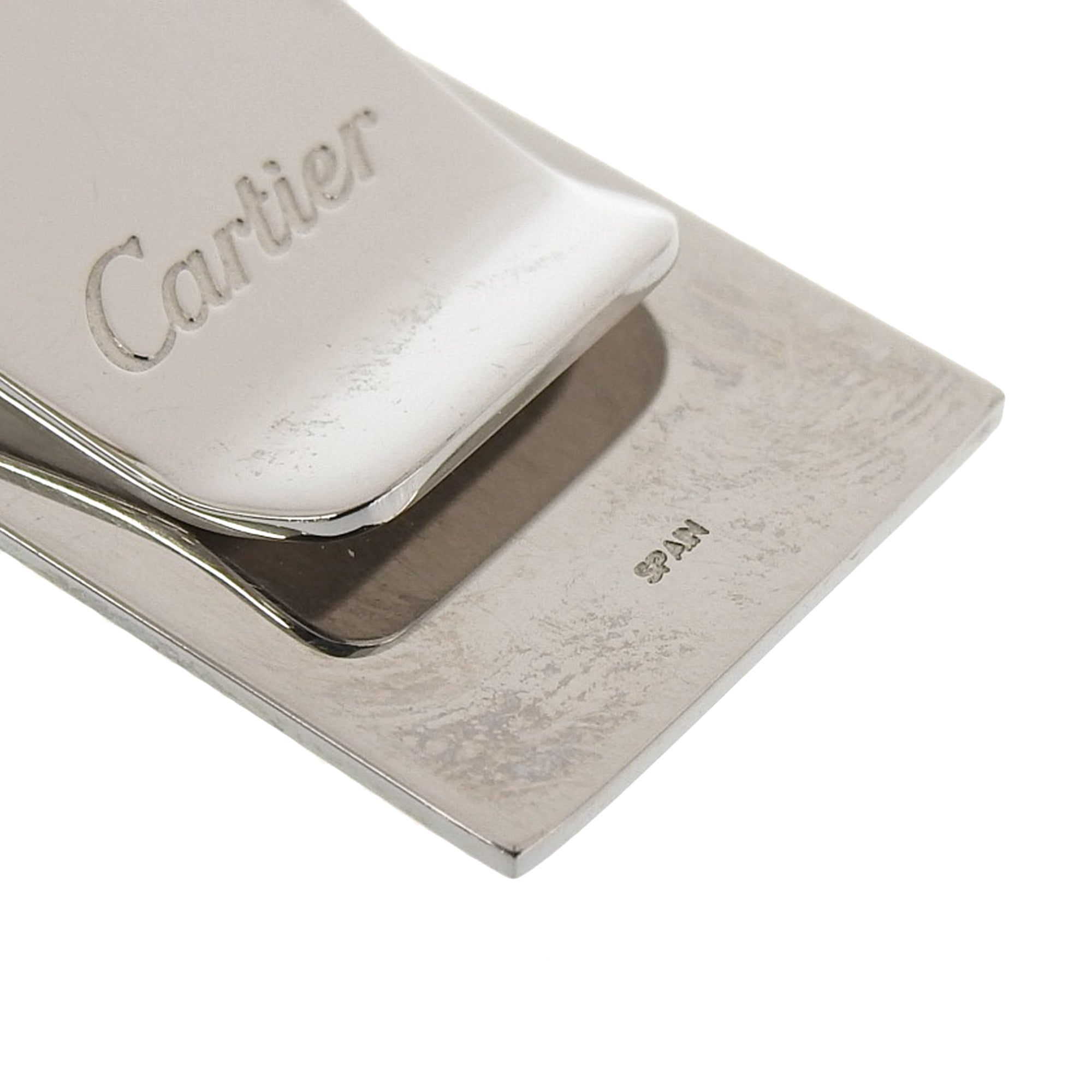 Cartier Happy Birthday Silver Metal Money Clip (Pre-Owned)