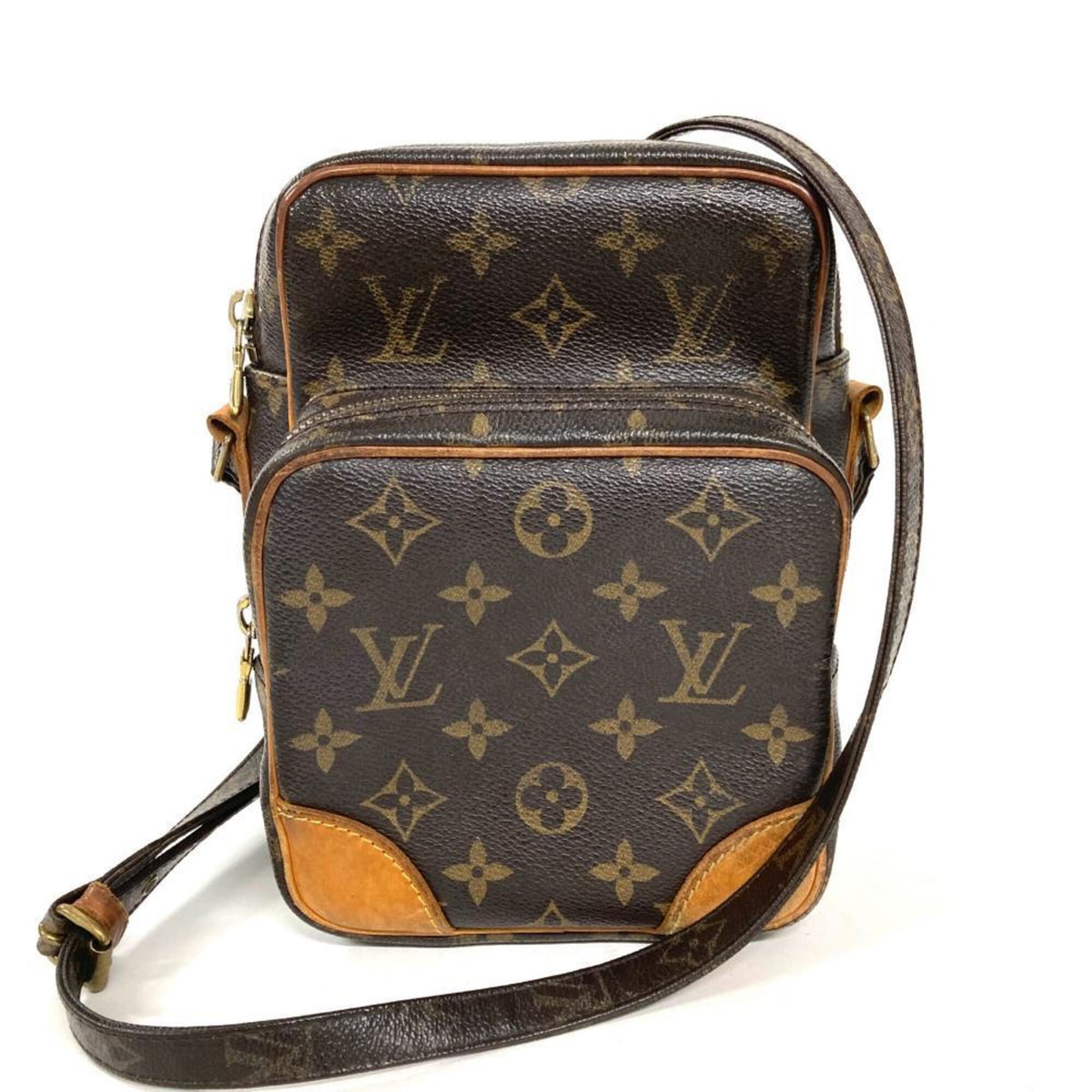 Louis Vuitton Brown Monogram Shoulder Bag (Pre-Owned)