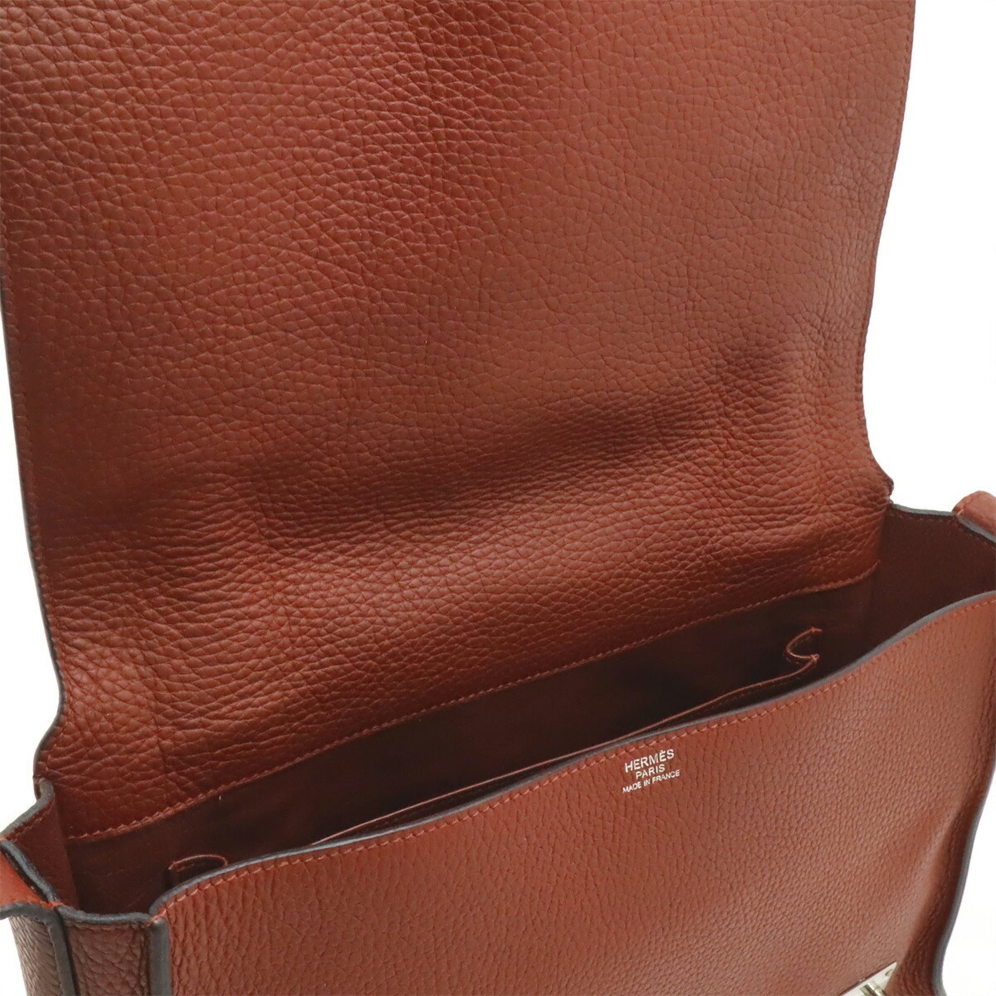 Hermes Caporal Sienne Togo Leather Shoulder Bag (Pre-Owned)