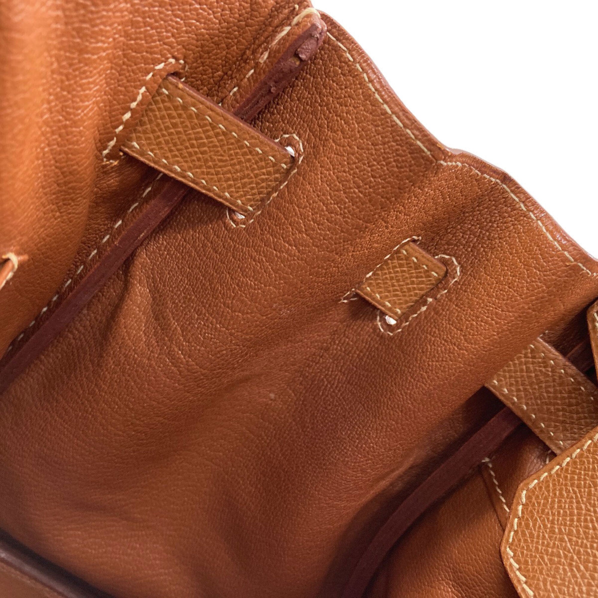 Hermes Gold Epsom Leather Handbag (Pre-Owned)