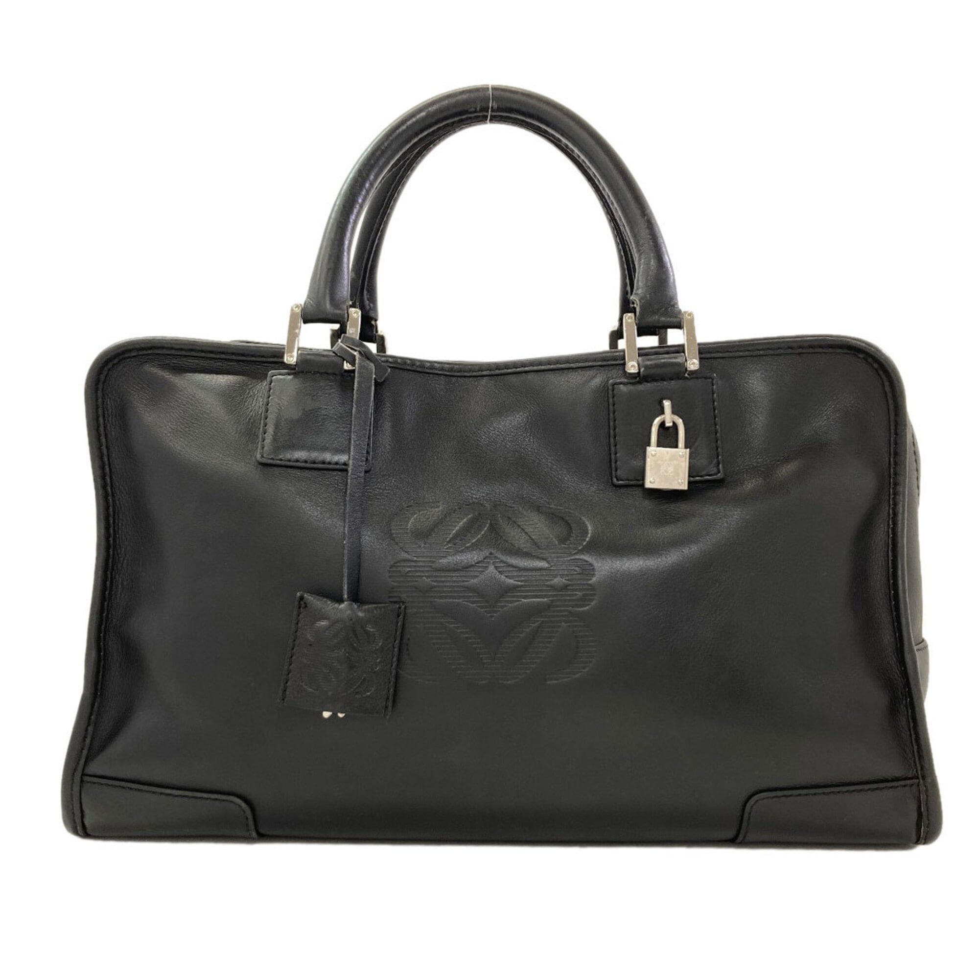 Loewe Black Leather Handbag (Pre-Owned)