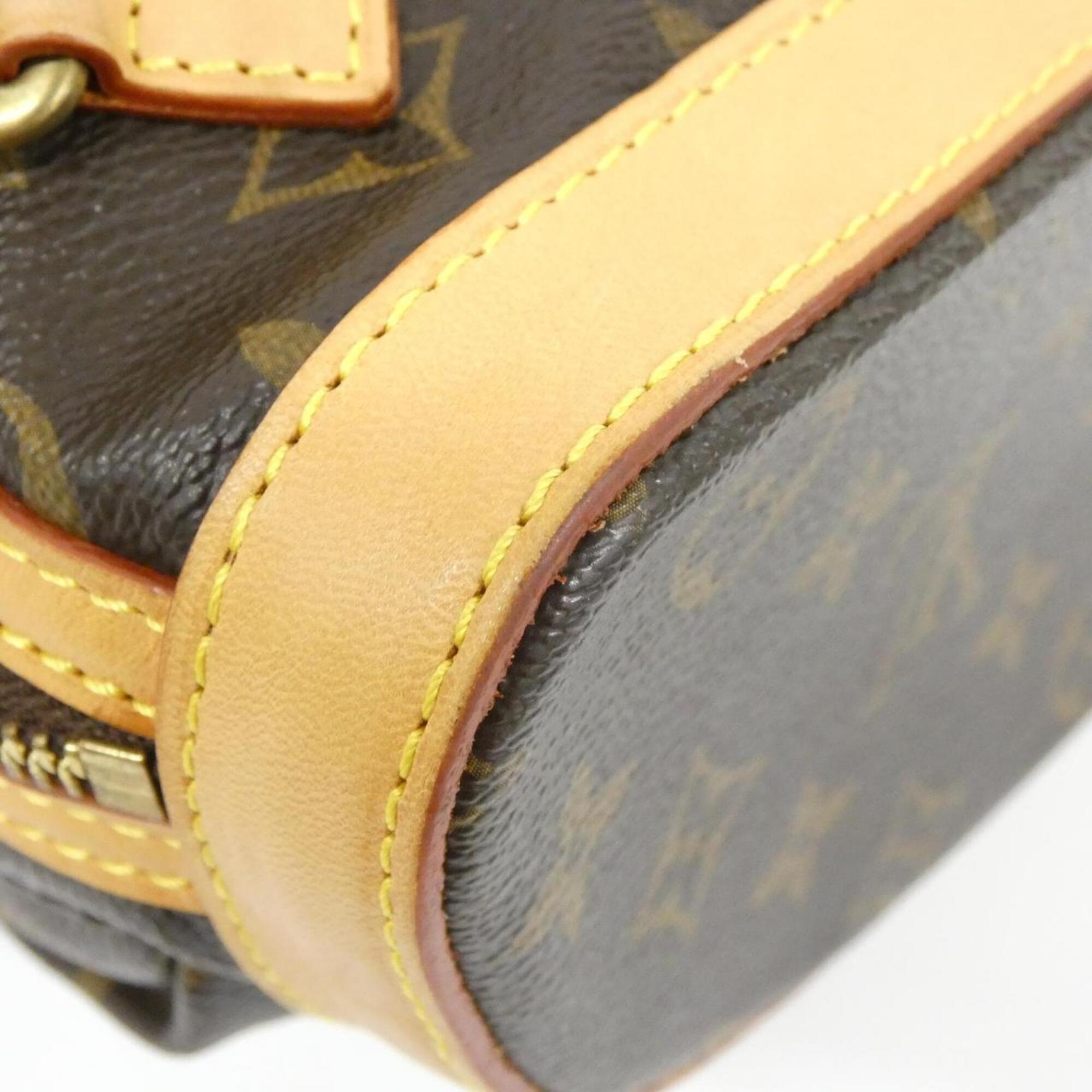 Louis Vuitton Marron Coated Canvas Backpack (Pre-Owned)