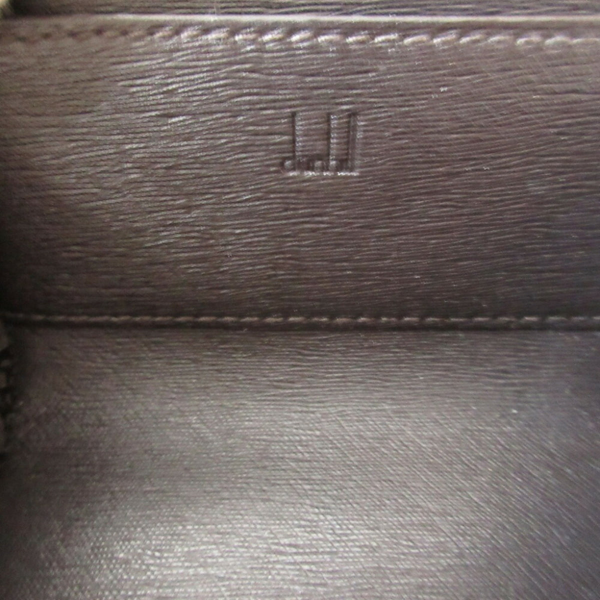 Dunhill Brown Leather Coin Purse/Coin Case (Pre-Owned)